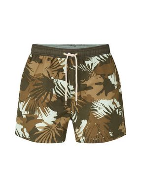 TOM TAILOR Badeshorts Badeshorts mit tropischer Musterung