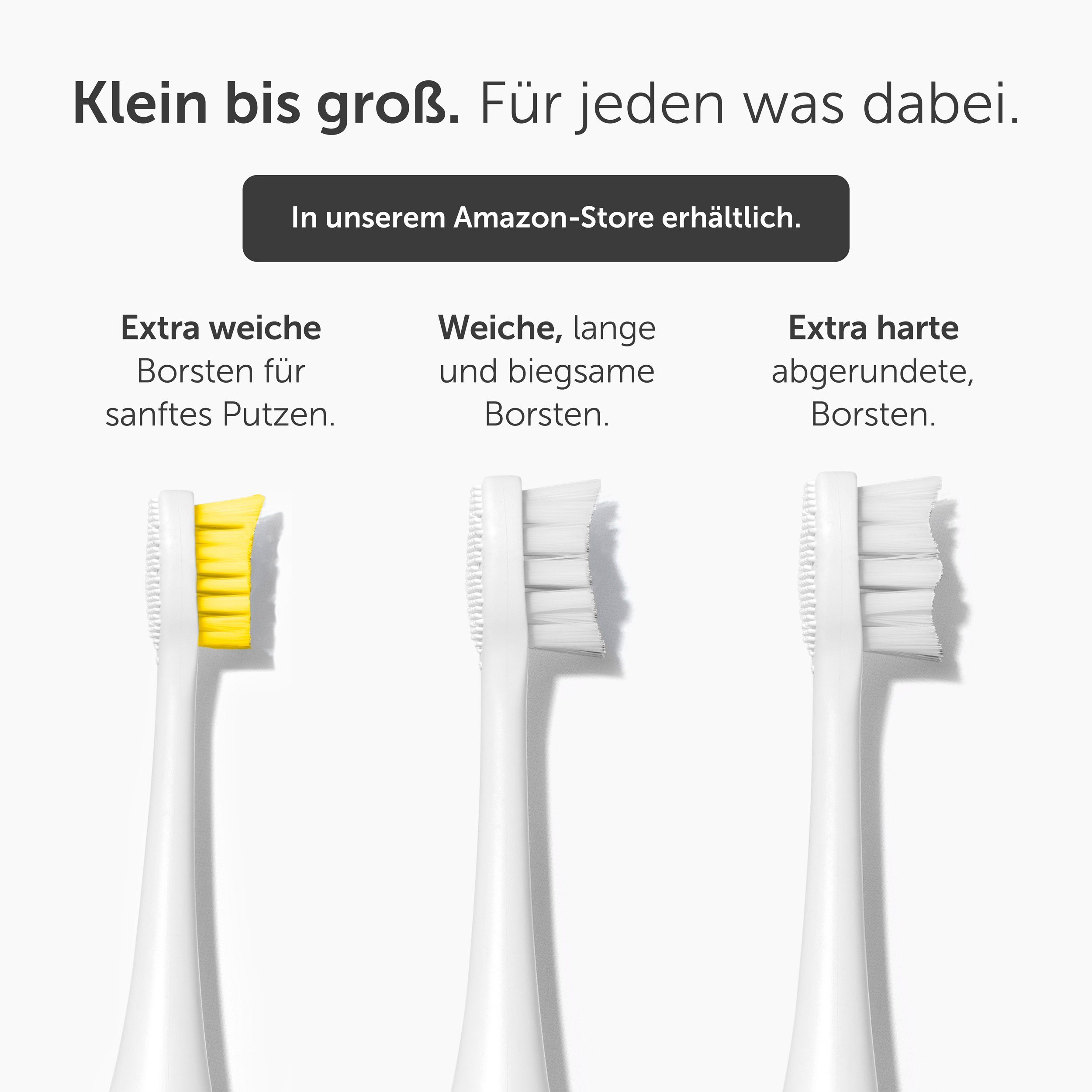 Wondersmile Aufsteckbürsten Bürstenköpfe (Soft), 4 St.