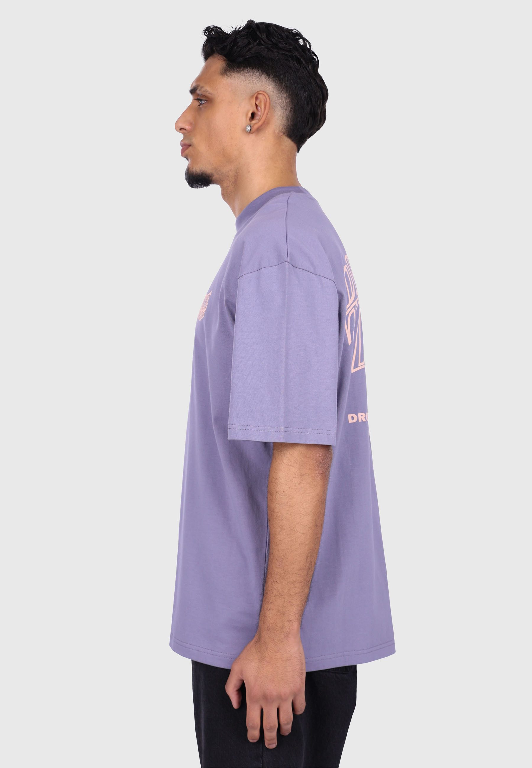 Dropsize T-Shirt Dropsize HEAVY OVERSIZE MIRRORED LOGO T-SHIRT (1-tlg)