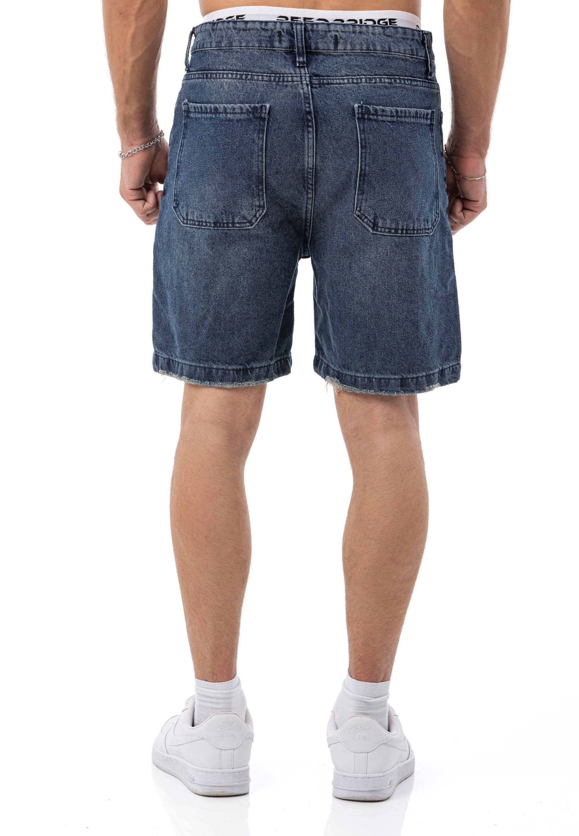 RedBridge Jeansshorts mit Destroy-Details – Kurze Hose, 5-Pocket, Regular Fit – Bild 3 von 5