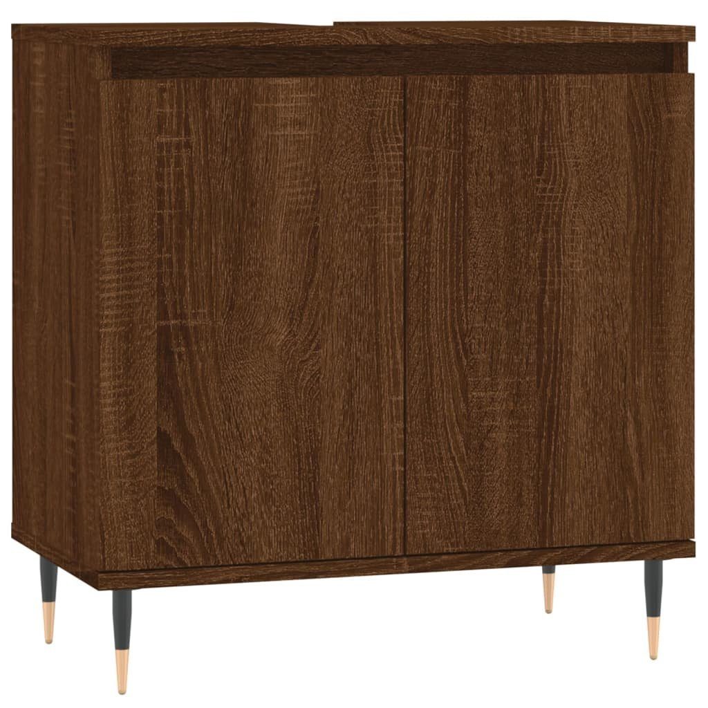vidaXL Waschtisch Badschrank Braun Eichen-Optik 58x33x60 günstig online kaufen