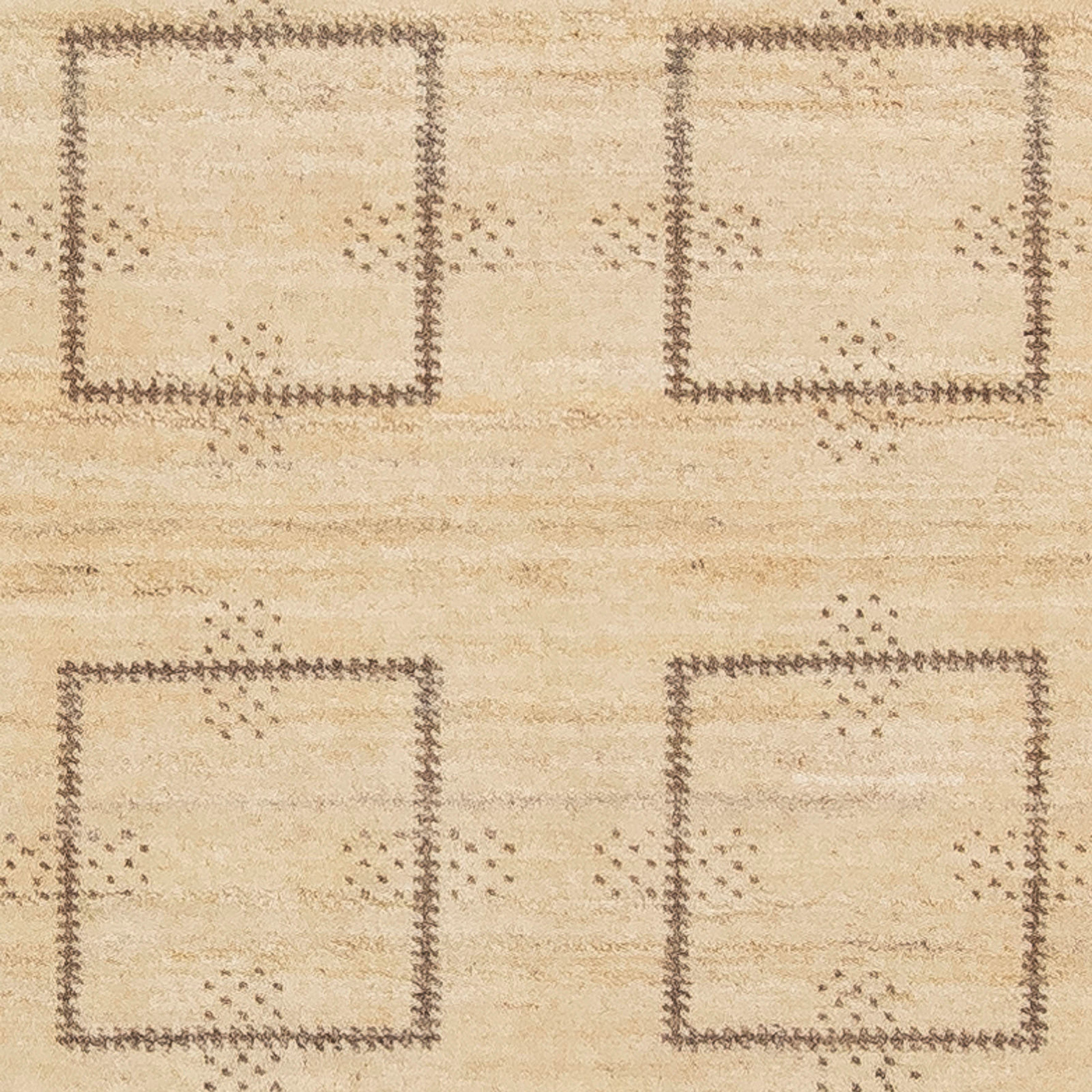 75 mm, Loribaft x cm Zertifikat Wollteppich Wohnzimmer, Persern beige, - Gabbeh Handgeknüpft, mit rechteckig, 345 Höhe: 12 morgenland, - - Einzelstück