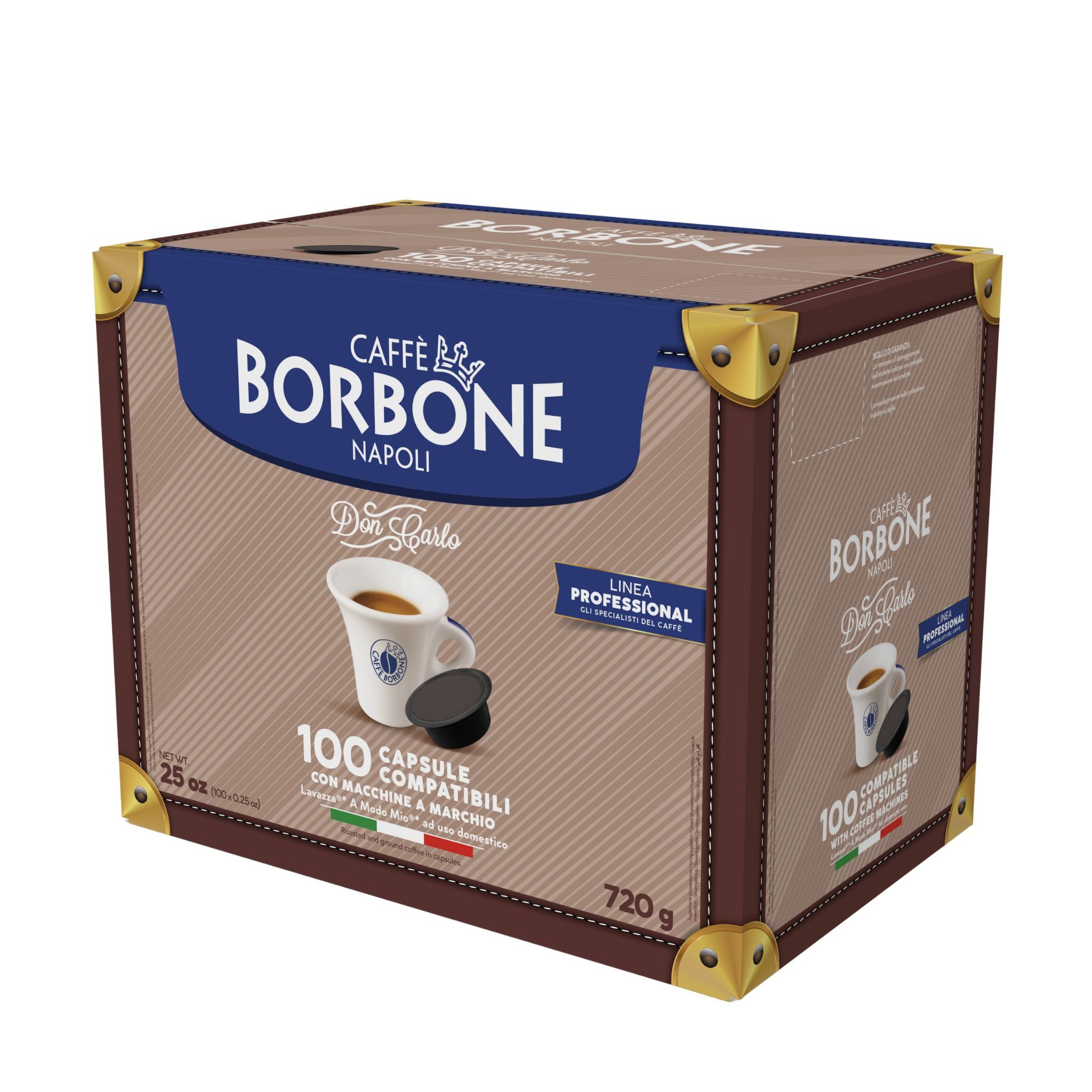 Caffè Borbone Kaffee Caffé Borbone Don Carlo Miscela Rossa 720g (100x7,2g), 11 x 7.2 g, (Rote Mischung - Intensiv und stark - Intensität 9, 100x Kaffeekapseln e – Bild 4 von 5