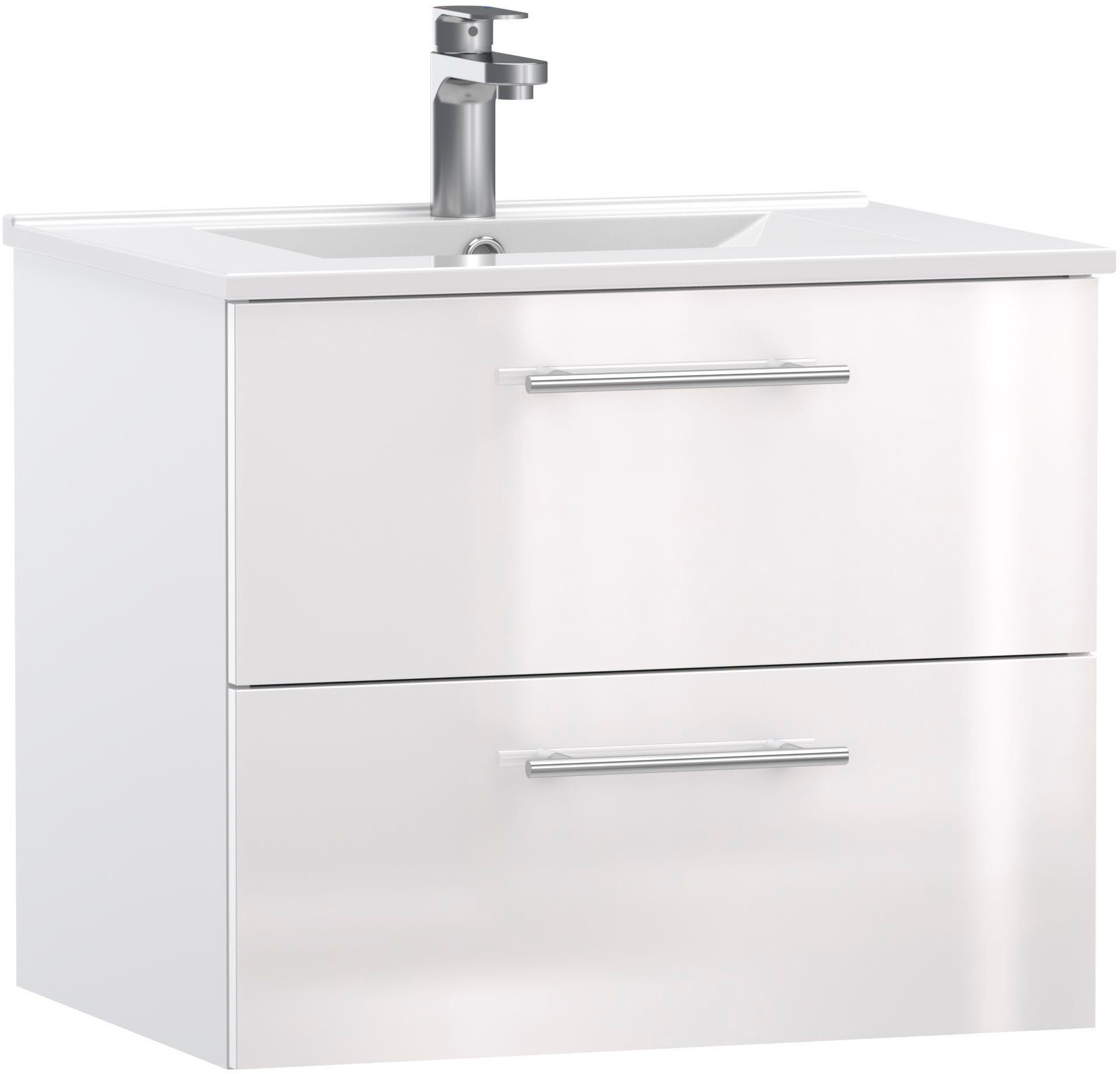welltime Waschtisch Athen Badezimmerschrank mit Softclose Funktion WC Bad 6 günstig online kaufen