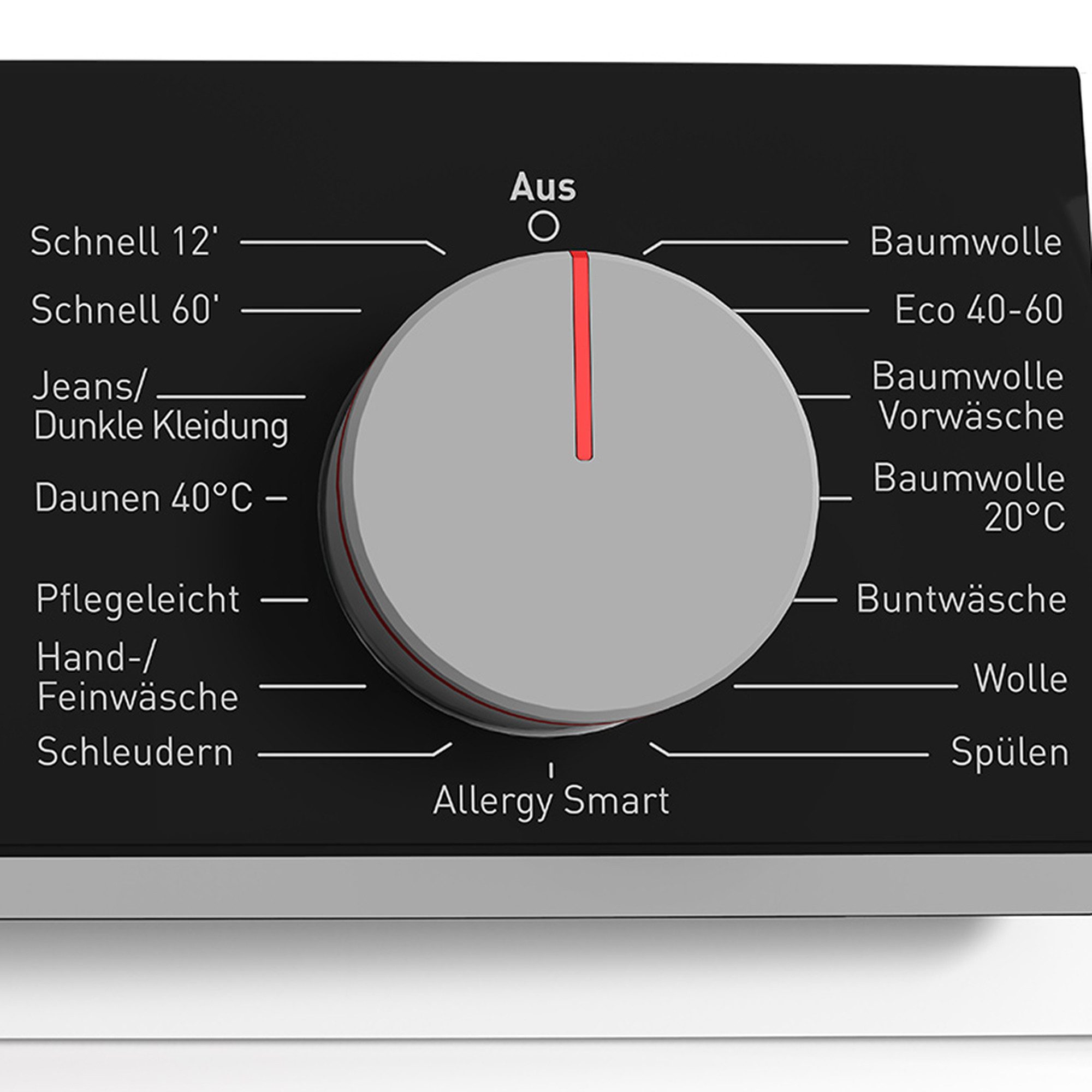 Sharp Waschmaschine ES-NFA816BW1NA-DE, 8 kg, 1600 U/min, AquaStop, AllergySmart, LED-Display, WaveCabinet
