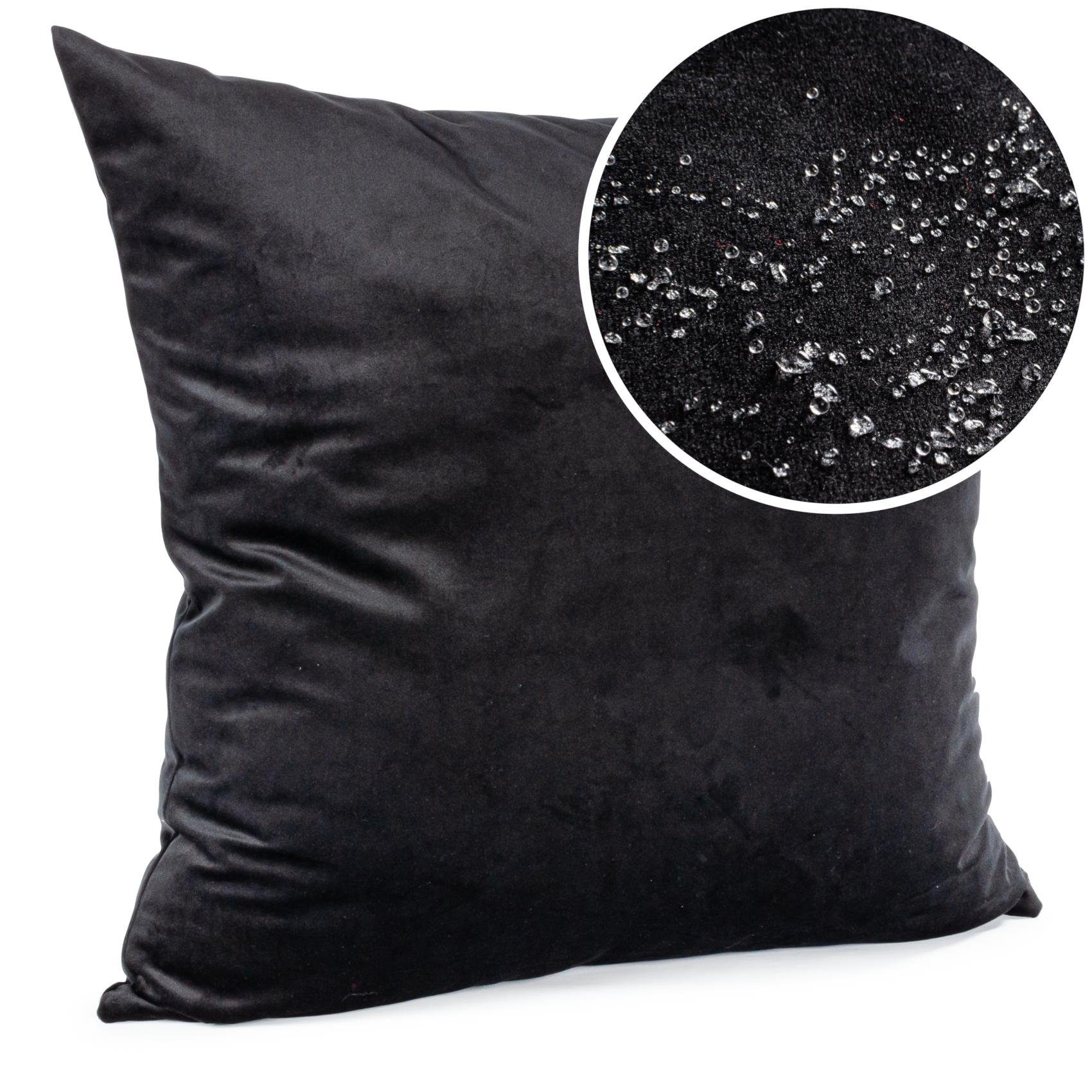 ANRO Kordsamt Kissenbezug Braun 50x50 Cm – Mit Füllung, Weich & Waschbar