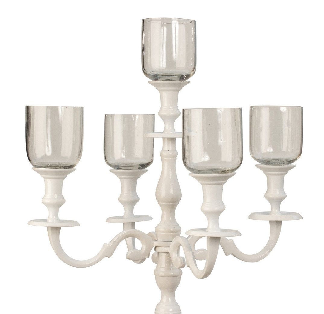 Geschenkestadl Windlicht 5 x Glasaufsatz für Kerzenständer Windlicht mehrere Modelle