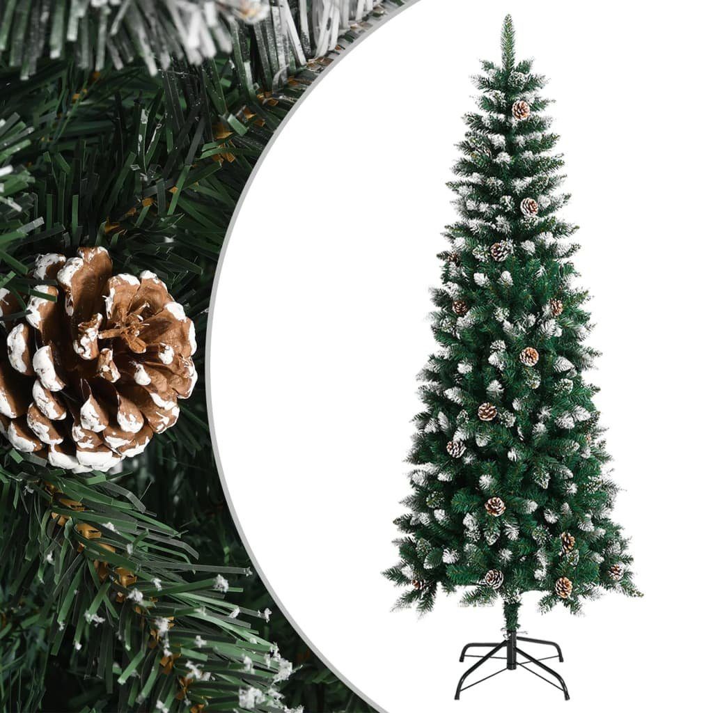 furnicato Künstlicher Weihnachtsbaum mit Ständer Grün 240 cm PVC