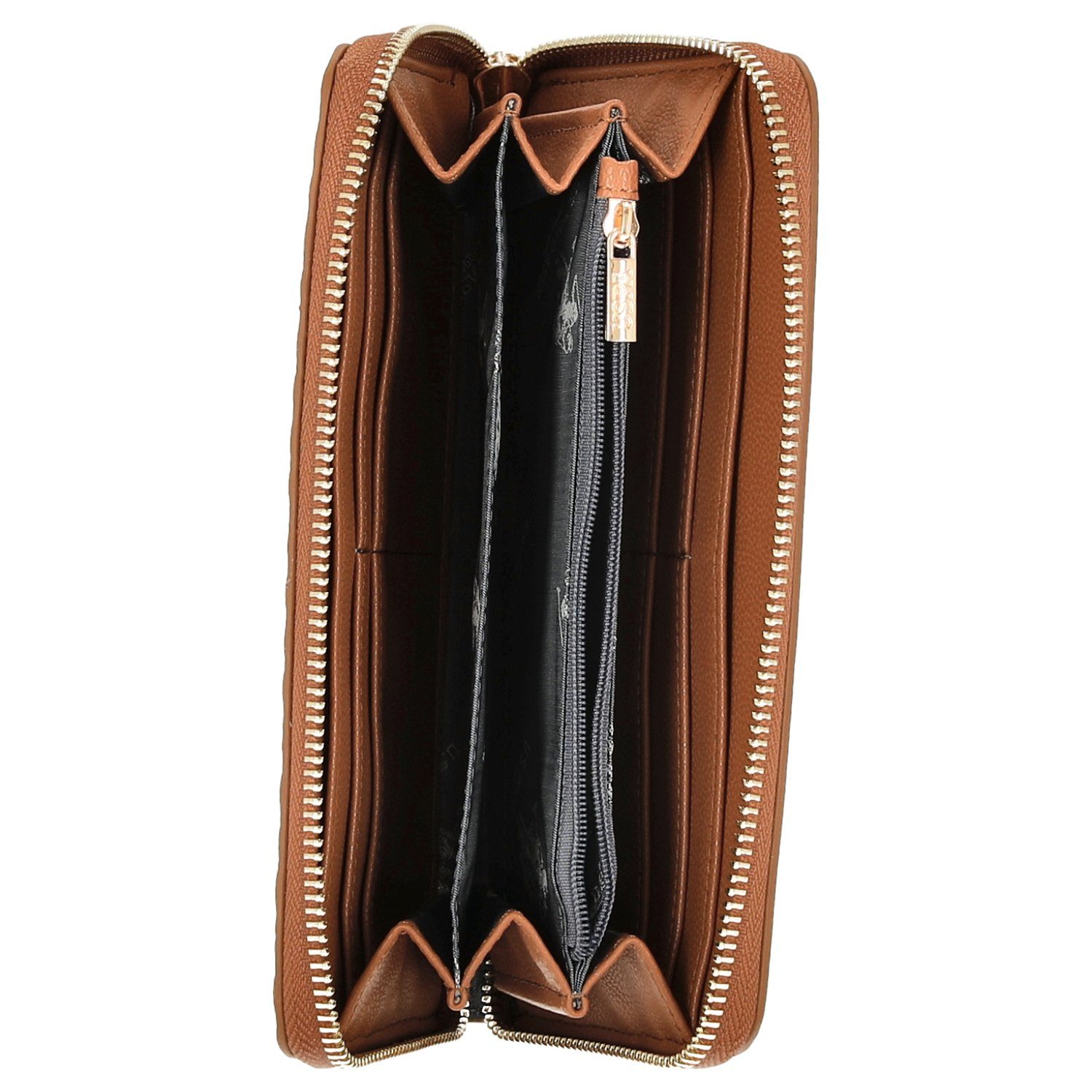 Damen Alle Damentaschen U.S. Polo Assn Geldbörse Bettendorf Börse mit Reißverschluss L 19 cm