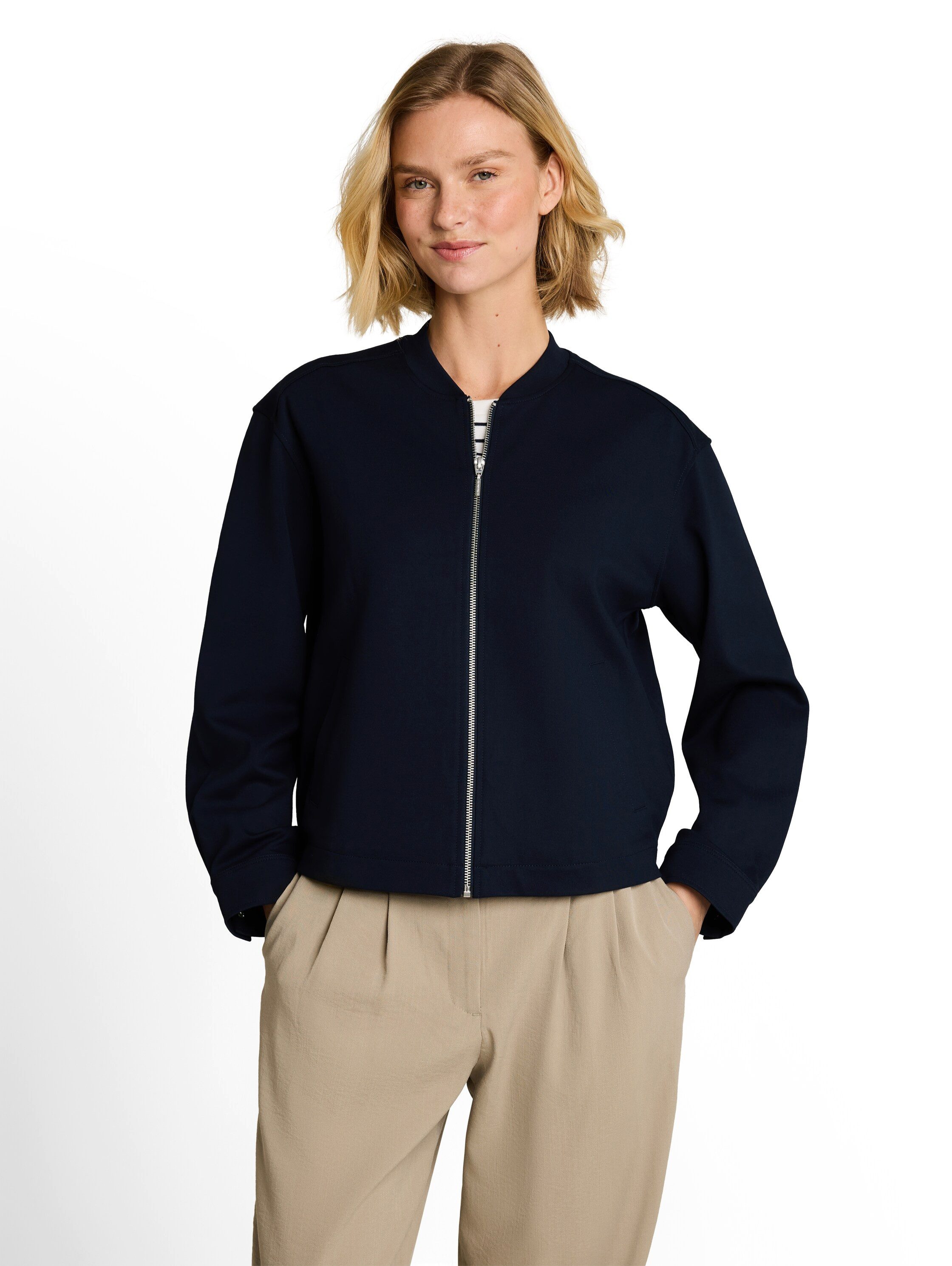 TOM TAILOR Kurzblazer Blouson mit Reißverschluss