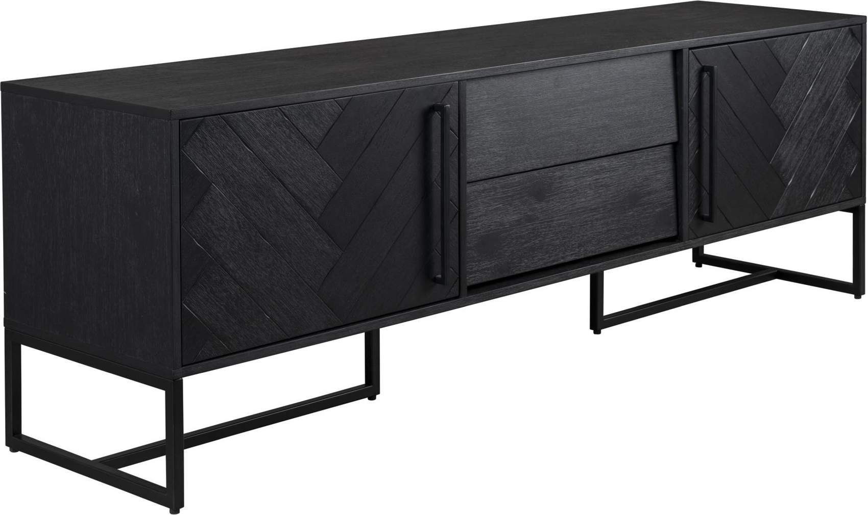 Dutchbone Sideboard Sideboard CLASS LOW BLACK von DutchBone