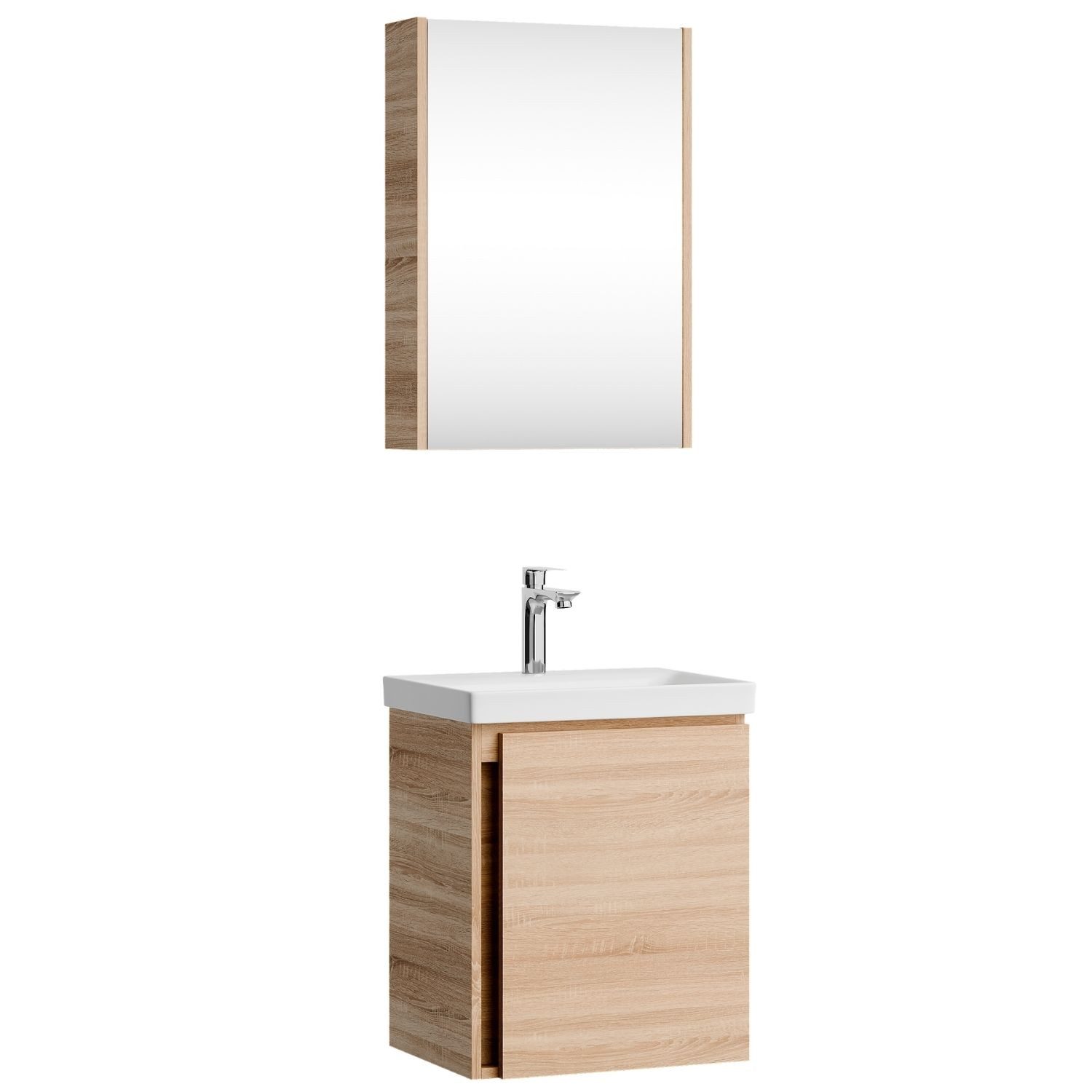 Planetmöbel Badmöbel-Set Badmöbel-Set mit Spiegelschrank 50cm, (hängend, 2- günstig online kaufen