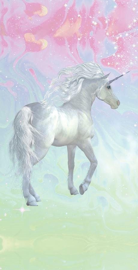 good morning Strandtuch Unicorn, Microfaser (1-St), mit Einhorn Motiv, trocknet schnell, Kinder