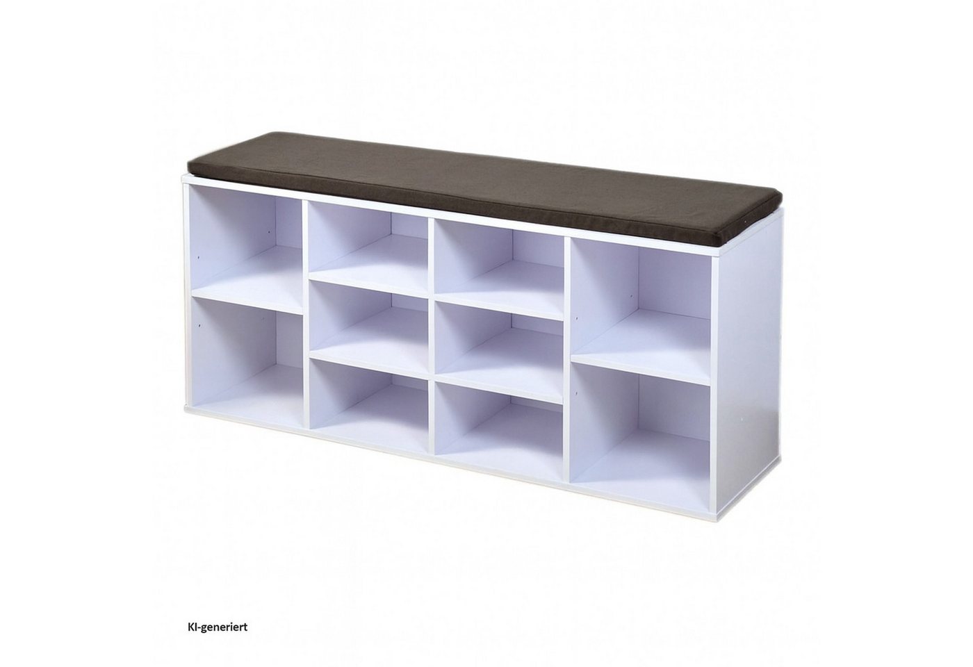 HTI-Living Schuhbank Schuhbank Katja1 (1 Stück, 1-St., 1 Schuhbank mit Kissenauflage), Schuhregal 10 Fächer