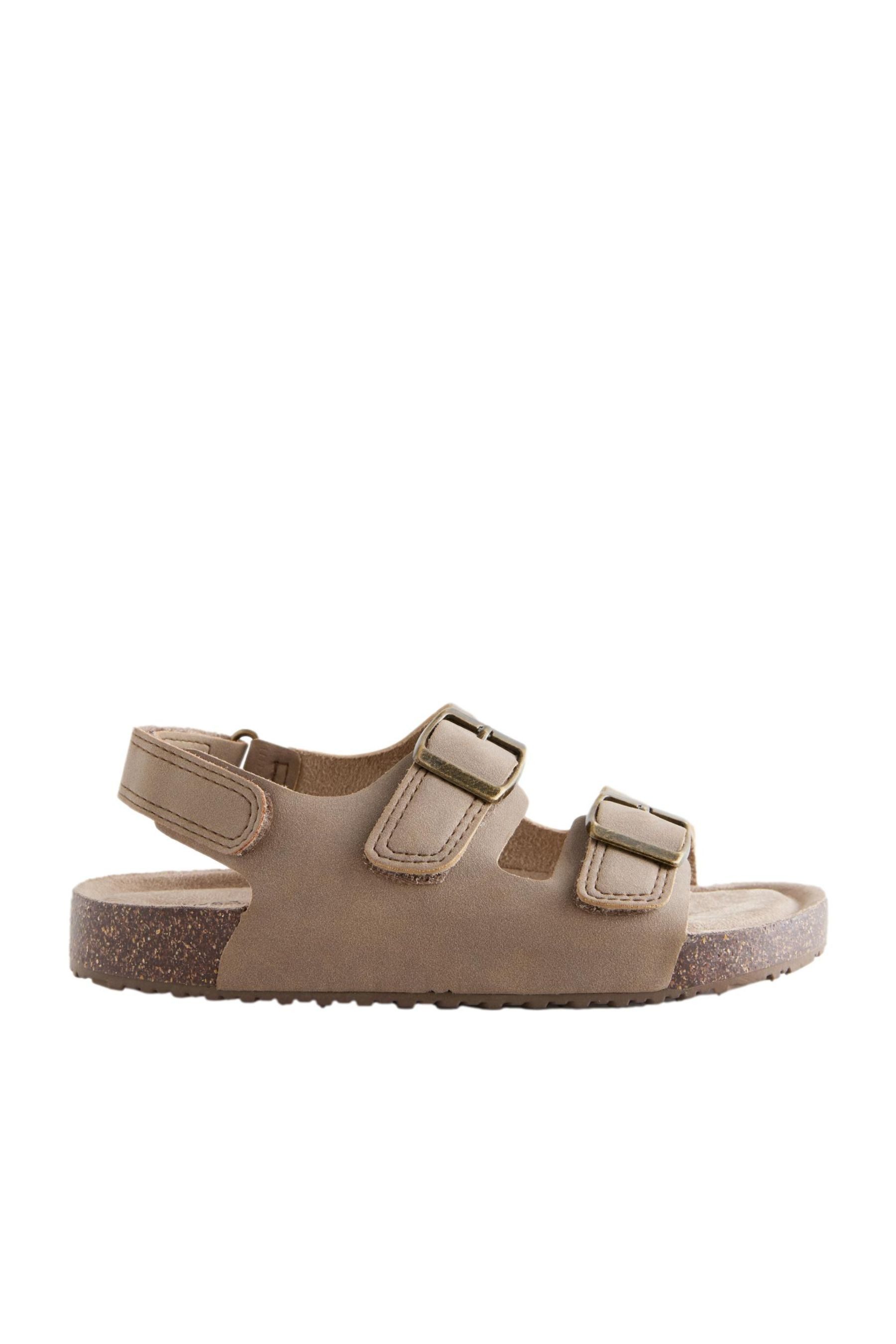 Sandalen mit Korksohle und Klettverschluss Sandale