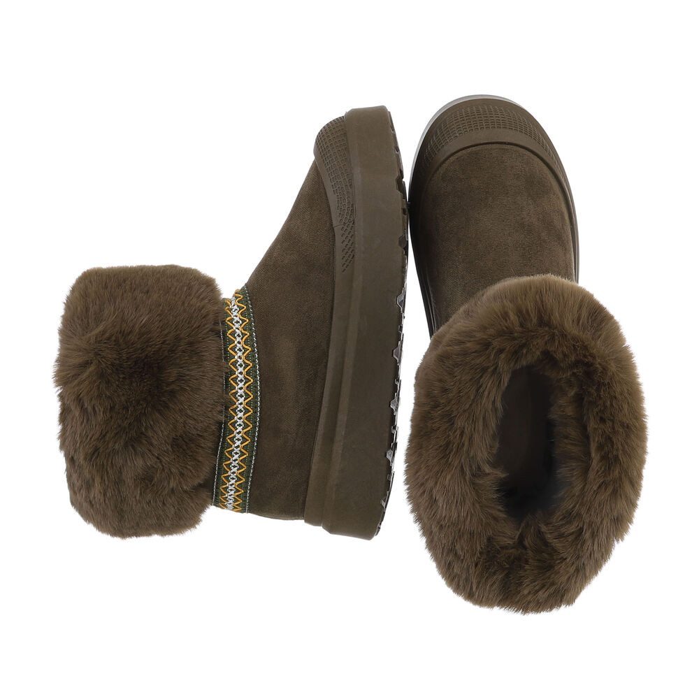 Ital-Design Damen Snowboots Freizeit Snowboots (87531753) Flach Stiefelette günstig online kaufen