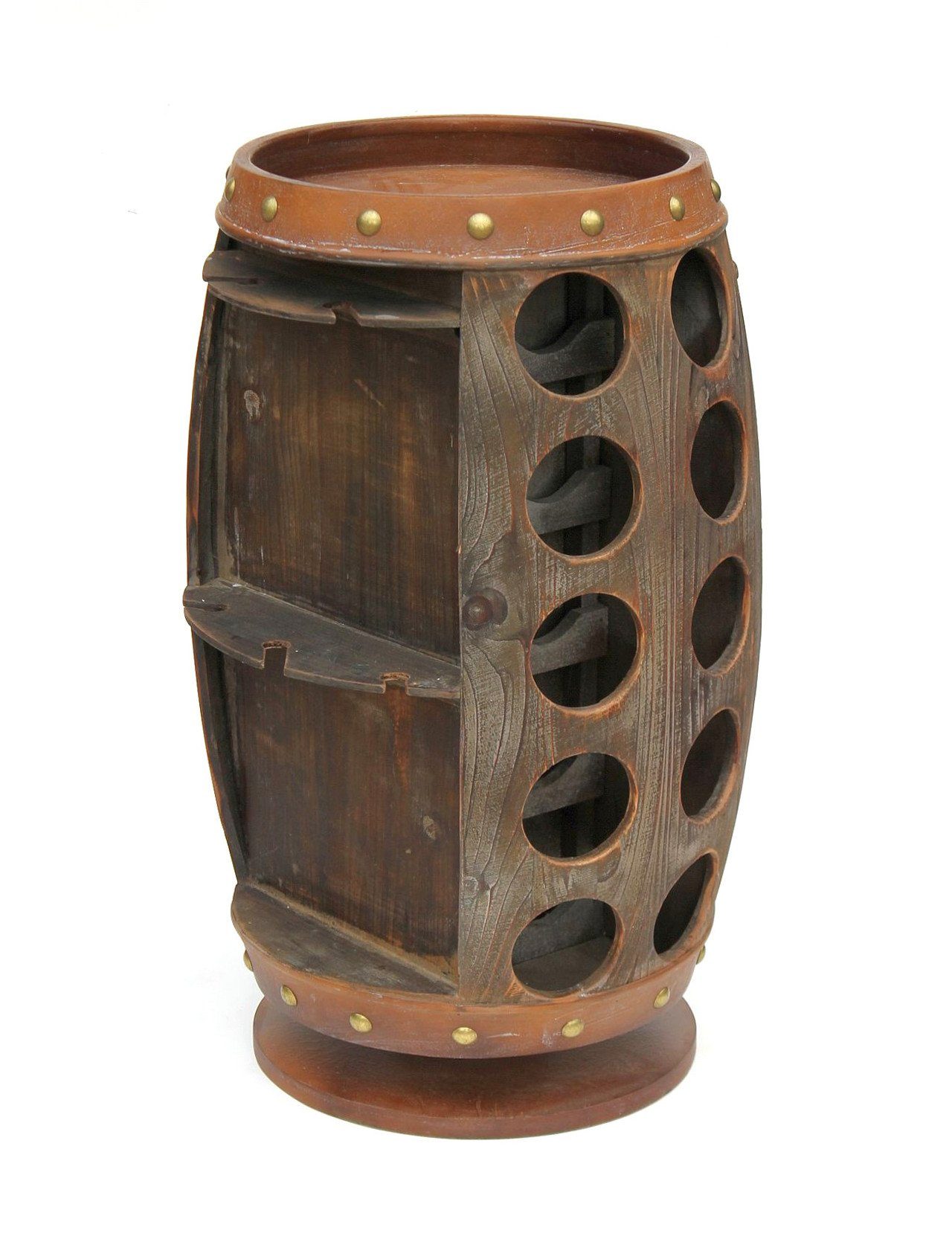 DanDiBo Weinregal Holz Stehend 360° Drehbar günstig online kaufen