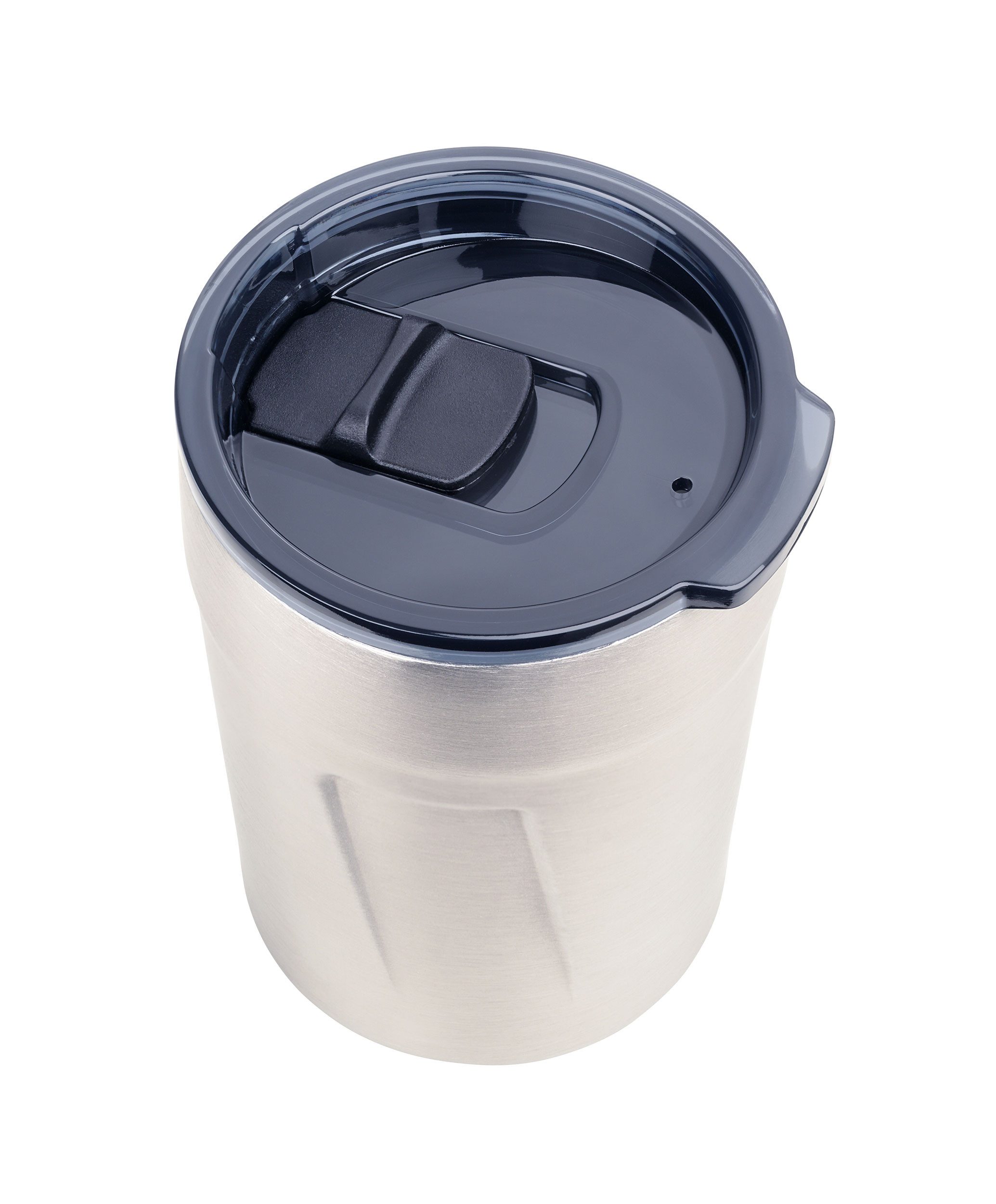 TROIKA Thermobecher ESPRESSO DOPPIO 160 ml – doppelwandiger Mini Coffee to go Becher, Edelstahl, vakuumisoliert, schwappsicher, Edelstahlkörper: 75 % recycelt ( – Bild 4 von 5