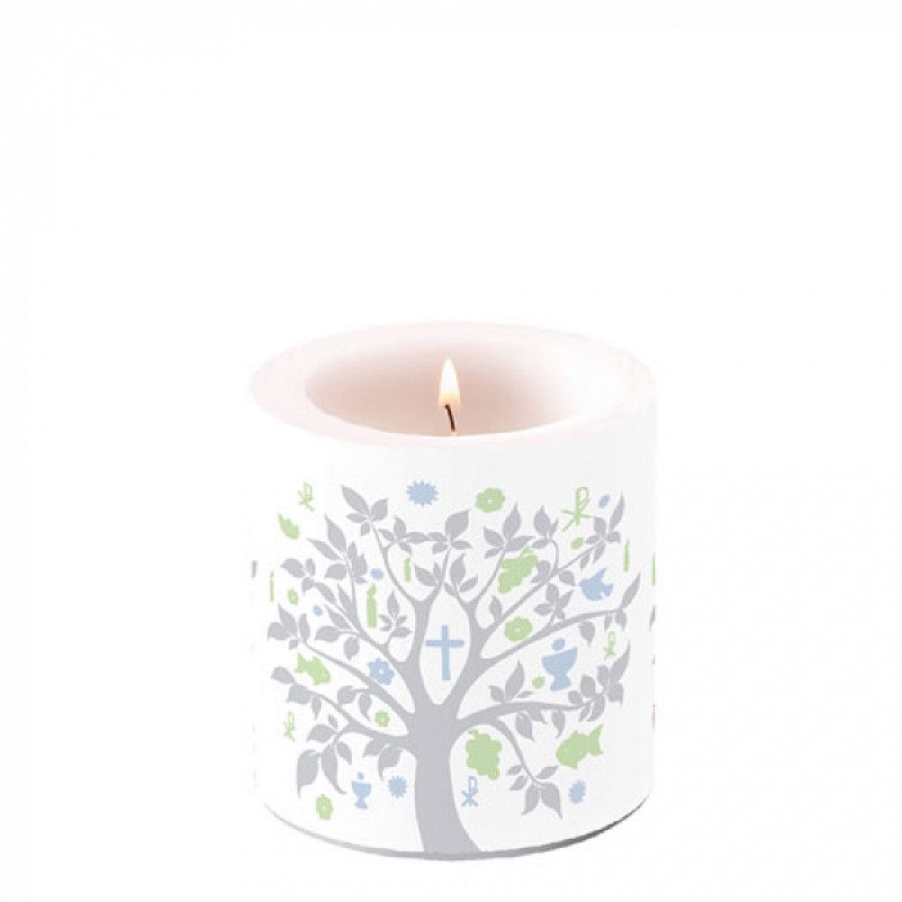 Ambiente Luxury Paper Products Stumpenkerze Blumen günstig online kaufen