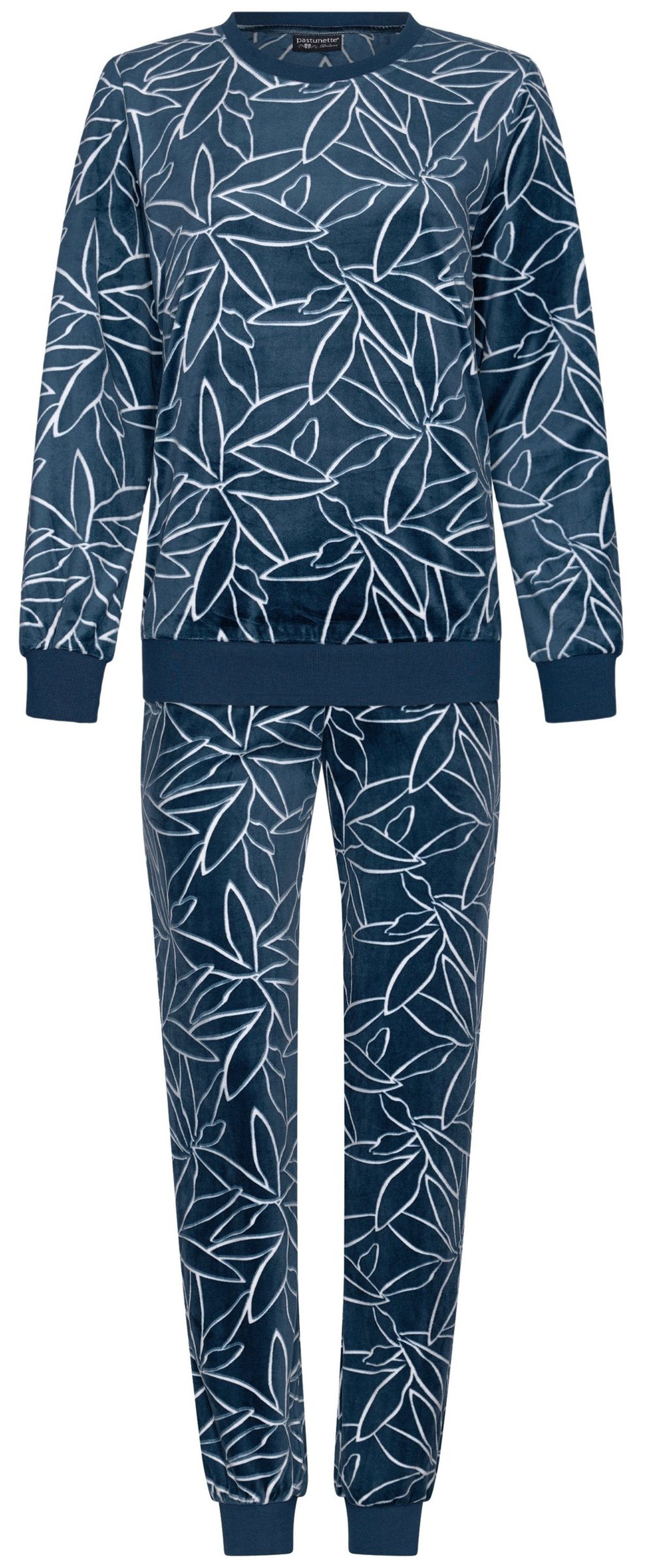 Pastunette Schlafanzug Damen Nikki Pyjama lang (2 tlg) Modisches Design günstig online kaufen