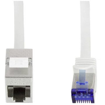 LogiLink Konsolidierungspunkt-Patchkabel, Cat.6A, S/FTP,25 LAN-Kabel, mit Rastnasenschutz