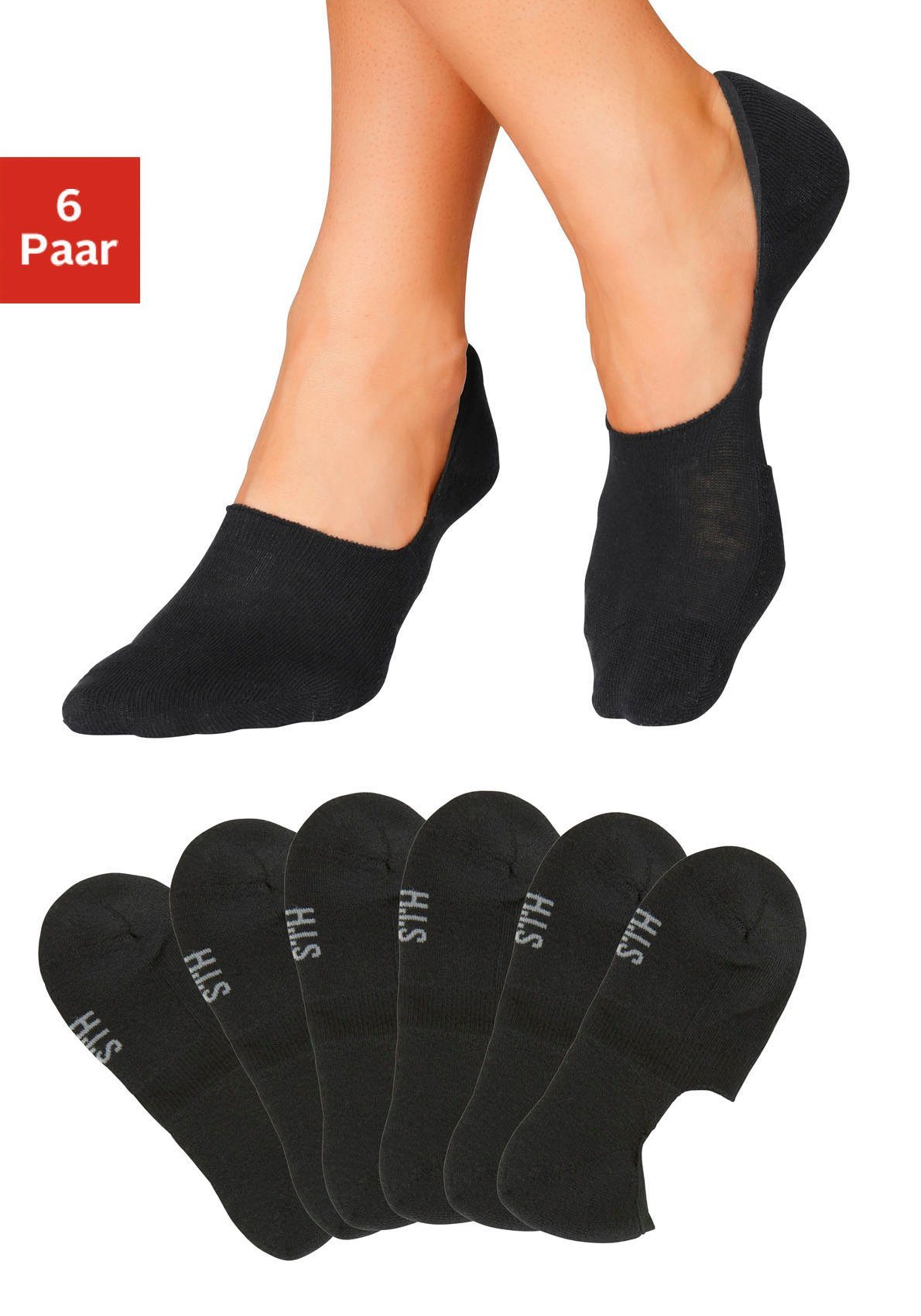 H.I.S Füßlinge (Set, 6-Paar) mit softem Frottee | Sneakersocken