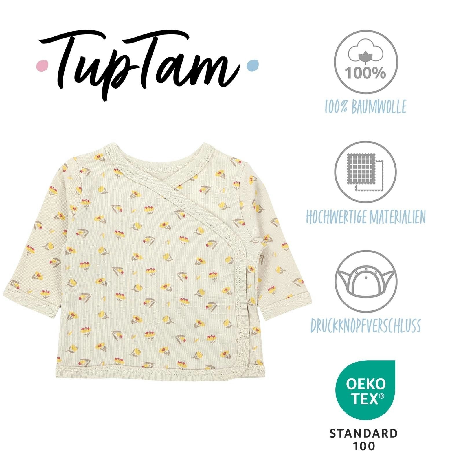 TupTam Wickelshirt TupTam Baby Mädchen Langarm Wickelshirt Baumwolle 5er Set – Bild 2 von 5