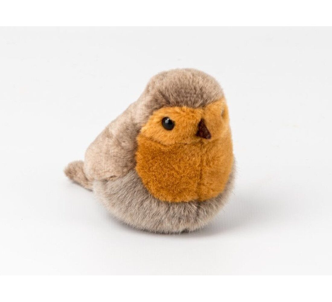 Kösen Kuscheltier Kösen Rotkehlchen 17 cm Vogel Stofftier