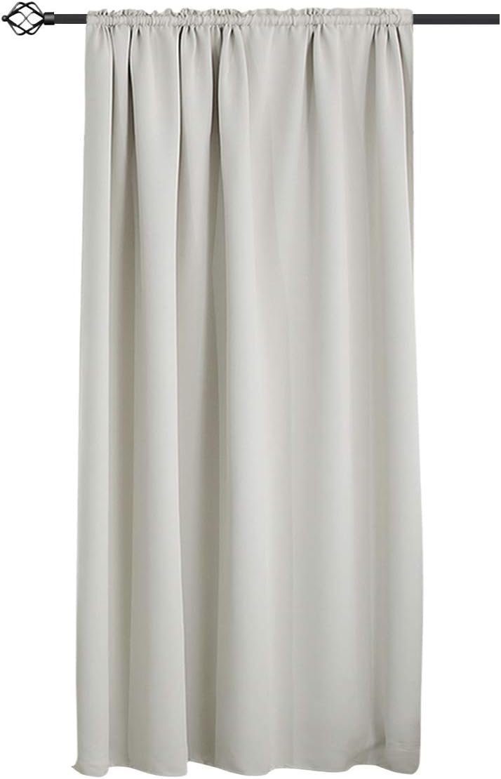 Woltu Gardine (1 St), blickdicht, Blickdicht mit Kräuselband für Schiene, 2 günstig online kaufen