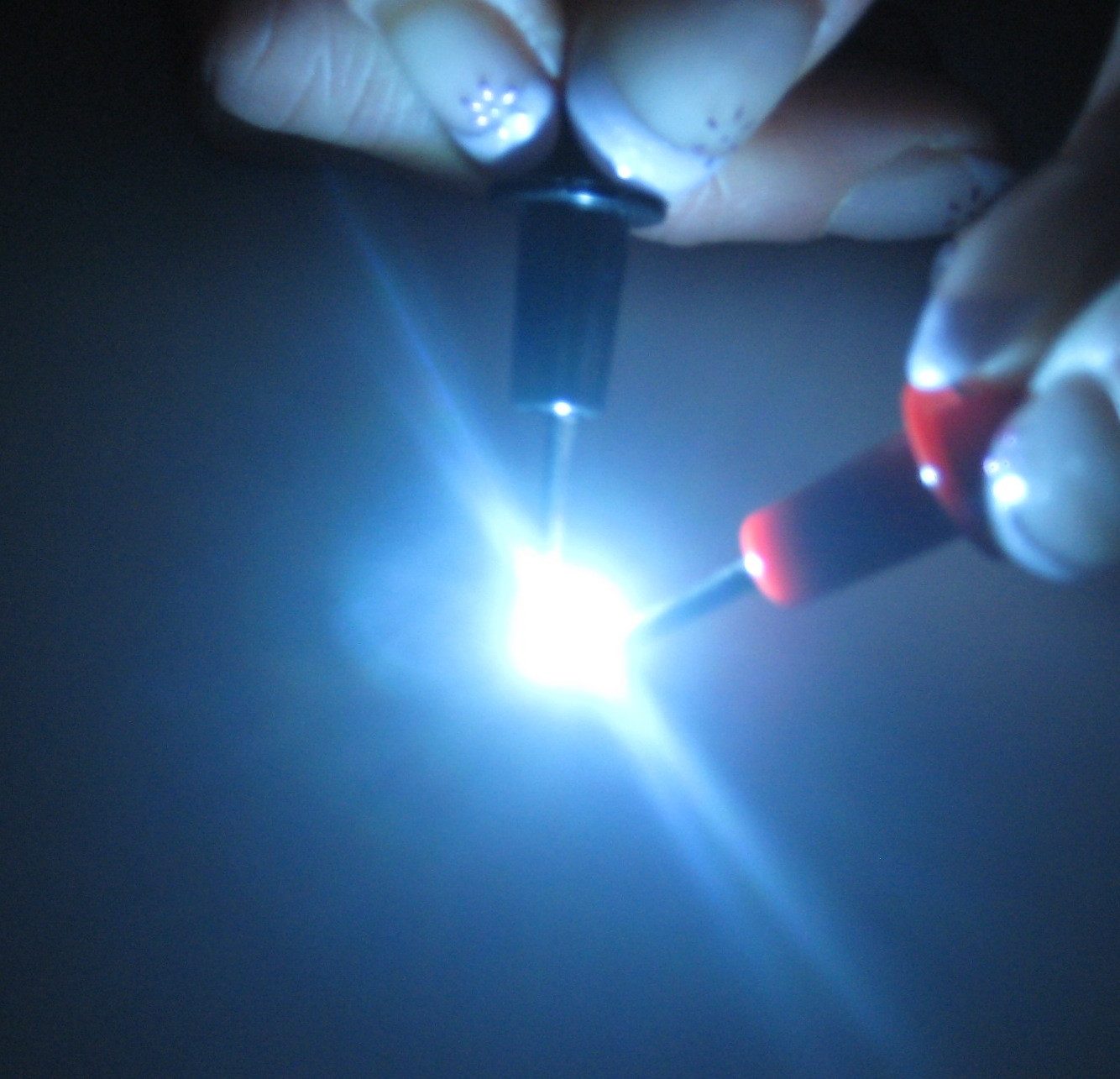 world-trading-net Modellbausatz 10 SMD LED 3528 pur-weiß Typ "WTN-PLCC2-1200pw"