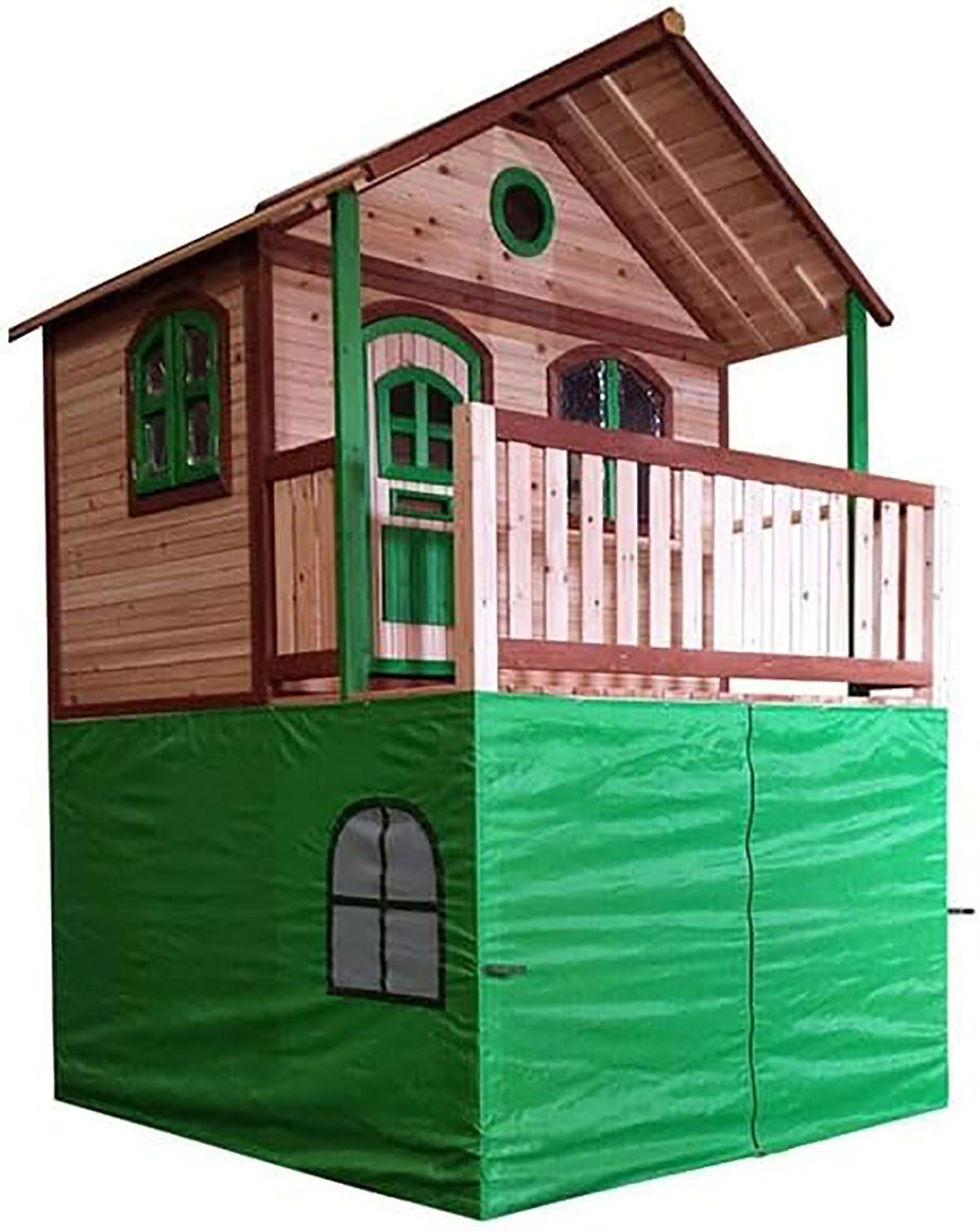 DOTMALL for AXI Plastic Playhouse Green Tent Dachzelt