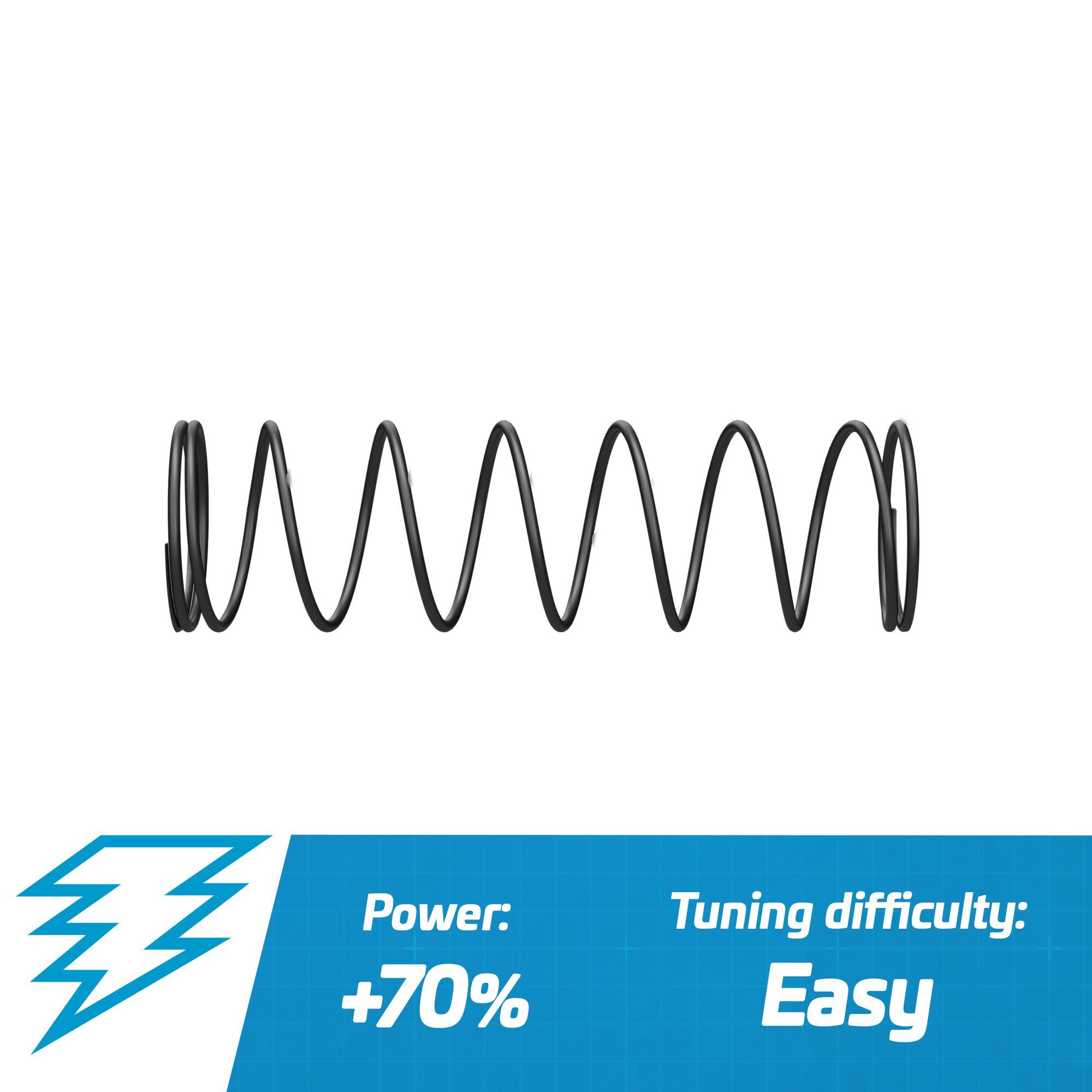 Blasterparts Blaster Tuning-Feder passend für Nerf Quick 16 - Dart Tag, Tuning-Feder zum Modden des Dartblasters QUICK 16 der Marke NERF!