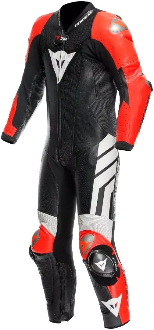 Dainese Motorradkombi Mugello 3 D-Air perforierte 1-Teiler Motorrad Lederkombi Atmungsaktiv thermisch protektoren abriebfest