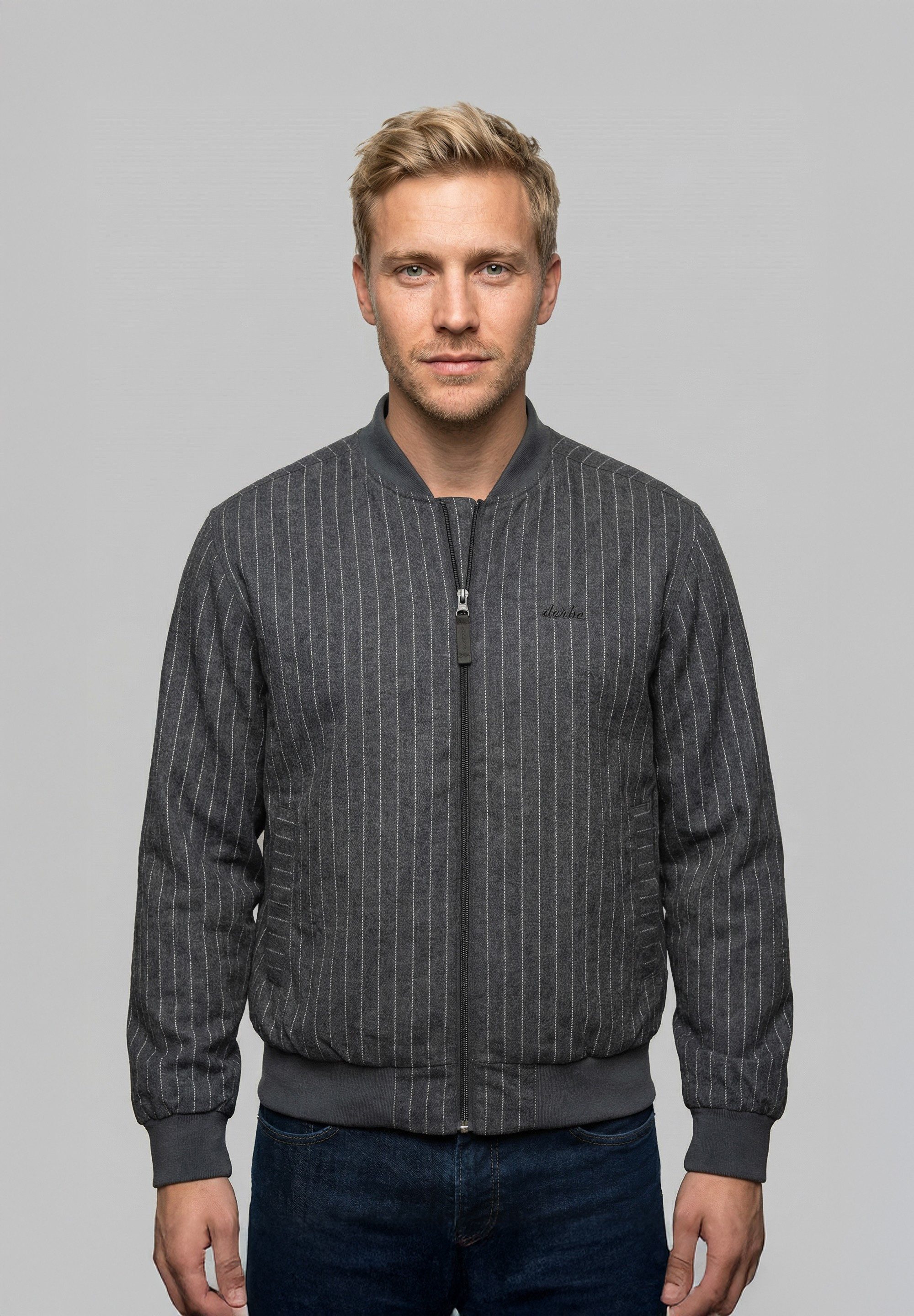 Derbe Anorak Blousby pinstripe Nadelstreifen Blouson im Casual-Look