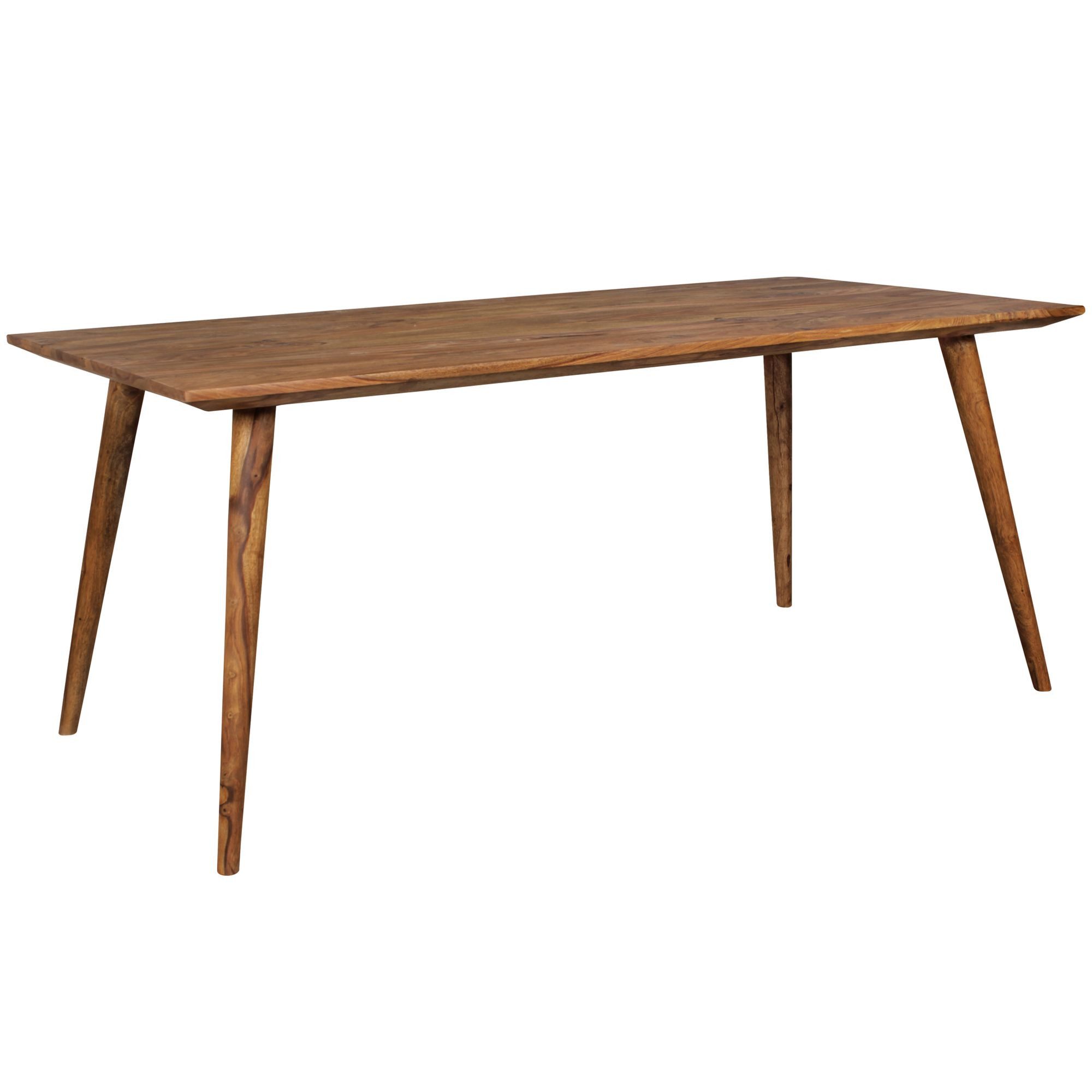 KADIMA DESIGN Esstisch Massivholz Esszimmertisch SAVIO, Retro Landhausstil, handgefertigt – Bild 2 von 5