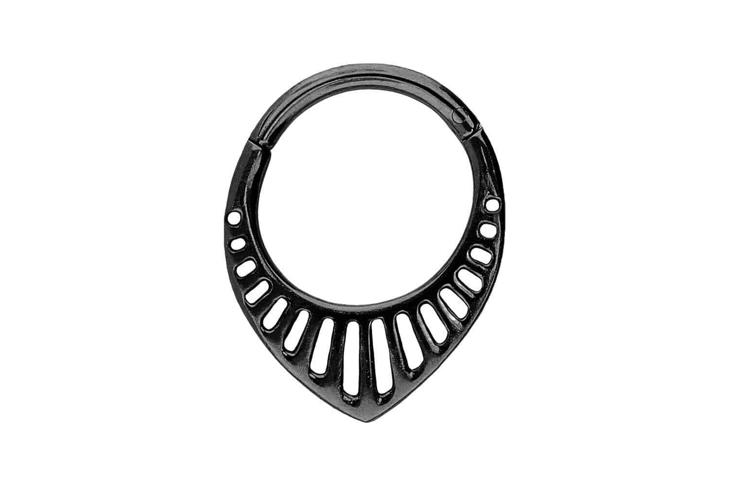Piercing-Set Chirurgenstahl Segmentring Clicker DESIGN