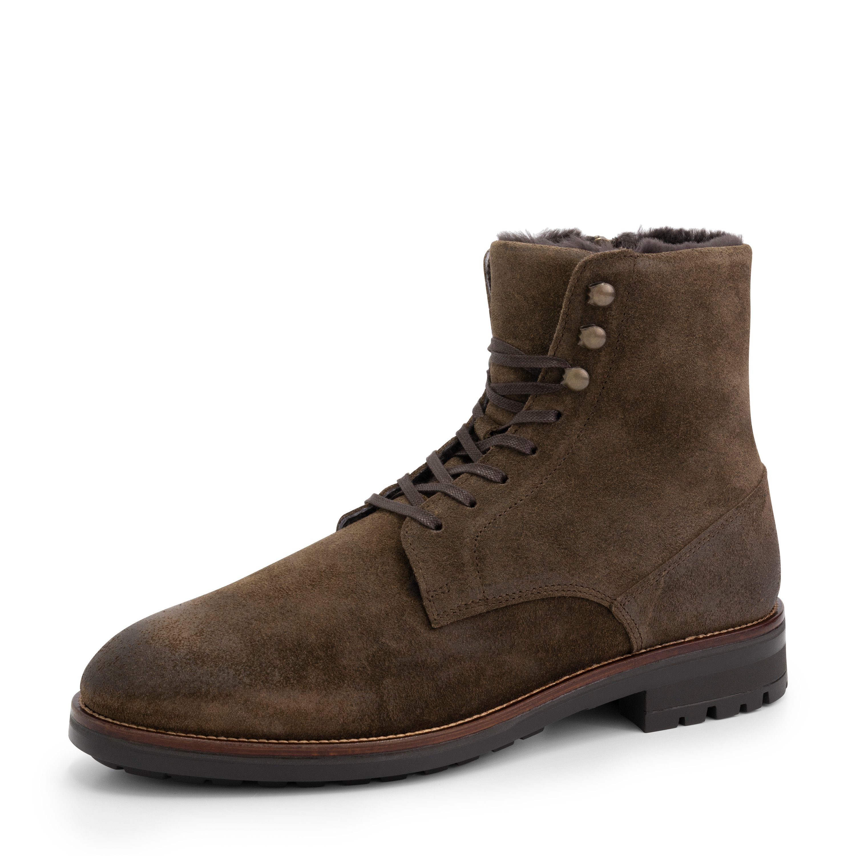 Travelin' Hosio Men Schnürschuh (Schnürsenkel und Reißverschluss) echtes wi günstig online kaufen