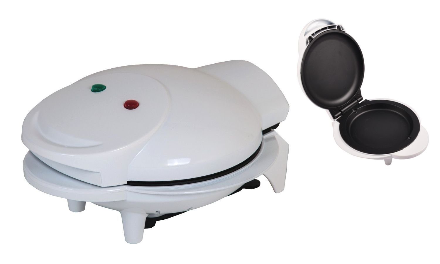 BURI Kontaktgrill Mini Pizzagrill Pizzaofen Pizzamaker Miniofen Omelett Pancakes Quiche