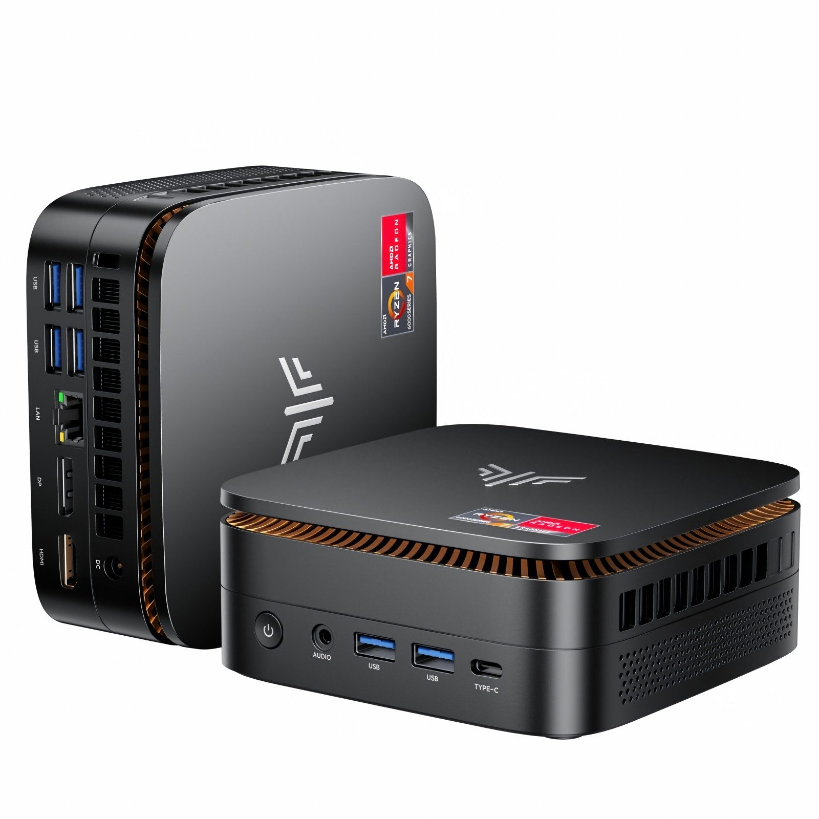 NiPoGi H1 AMD Ryzen 7 7735HS, 16/24 GB LPDDR5 RAM, 512GB/1TB SSD, Gaming Mini-PC (AMD Ryzen 7 7735HS, AMD Radeon™ Graphics, 24 GB RAM, 1024 …