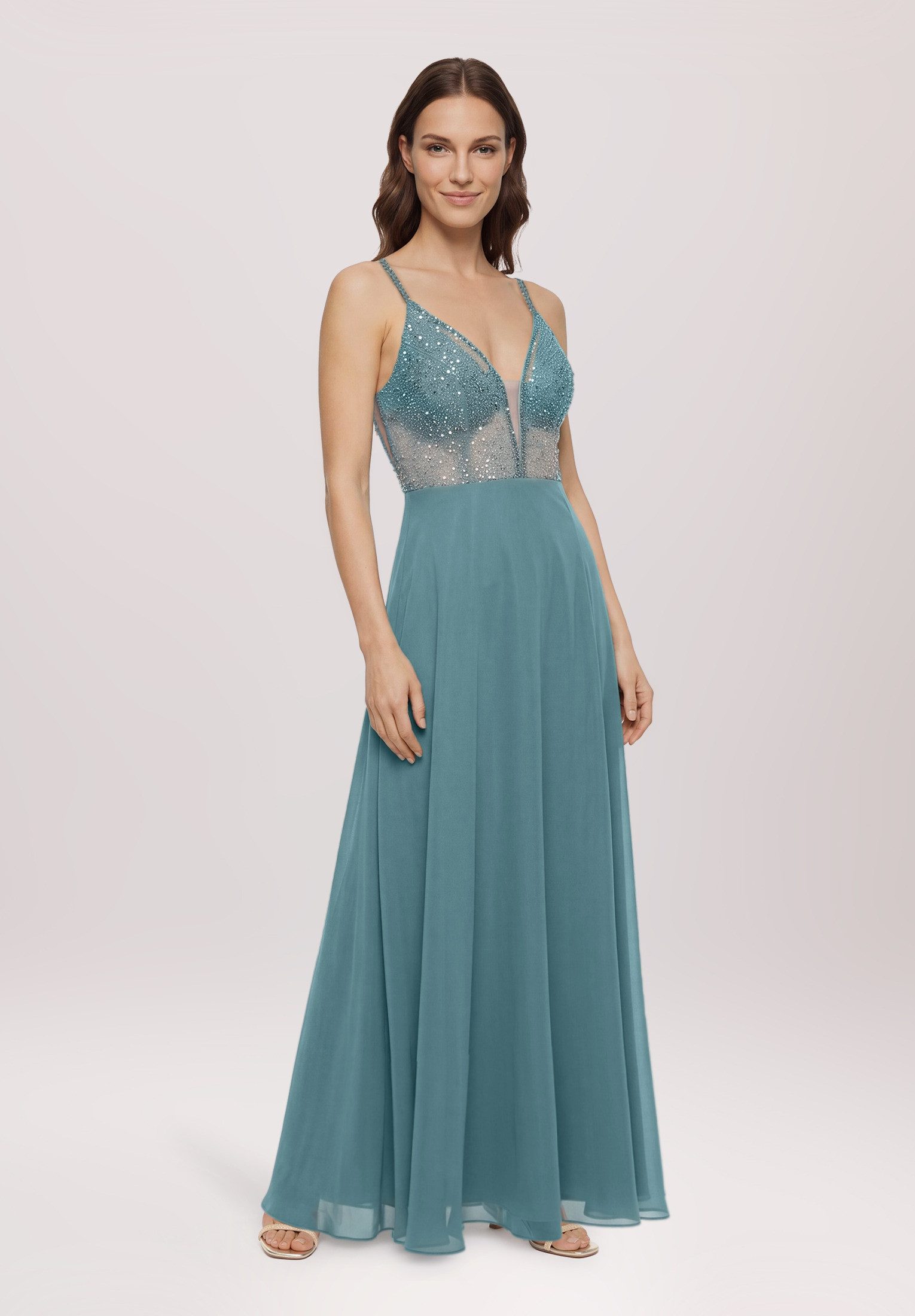 Vera Mont Abendkleid Damen mit Stickerei