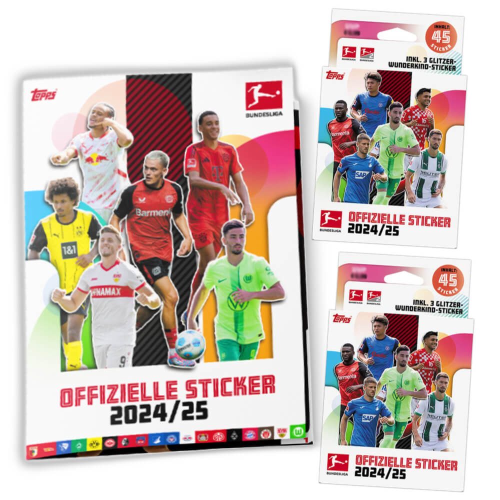 Sammelkarte Topps Bundesliga Sticker 2025 - Fußball Sammelsticker