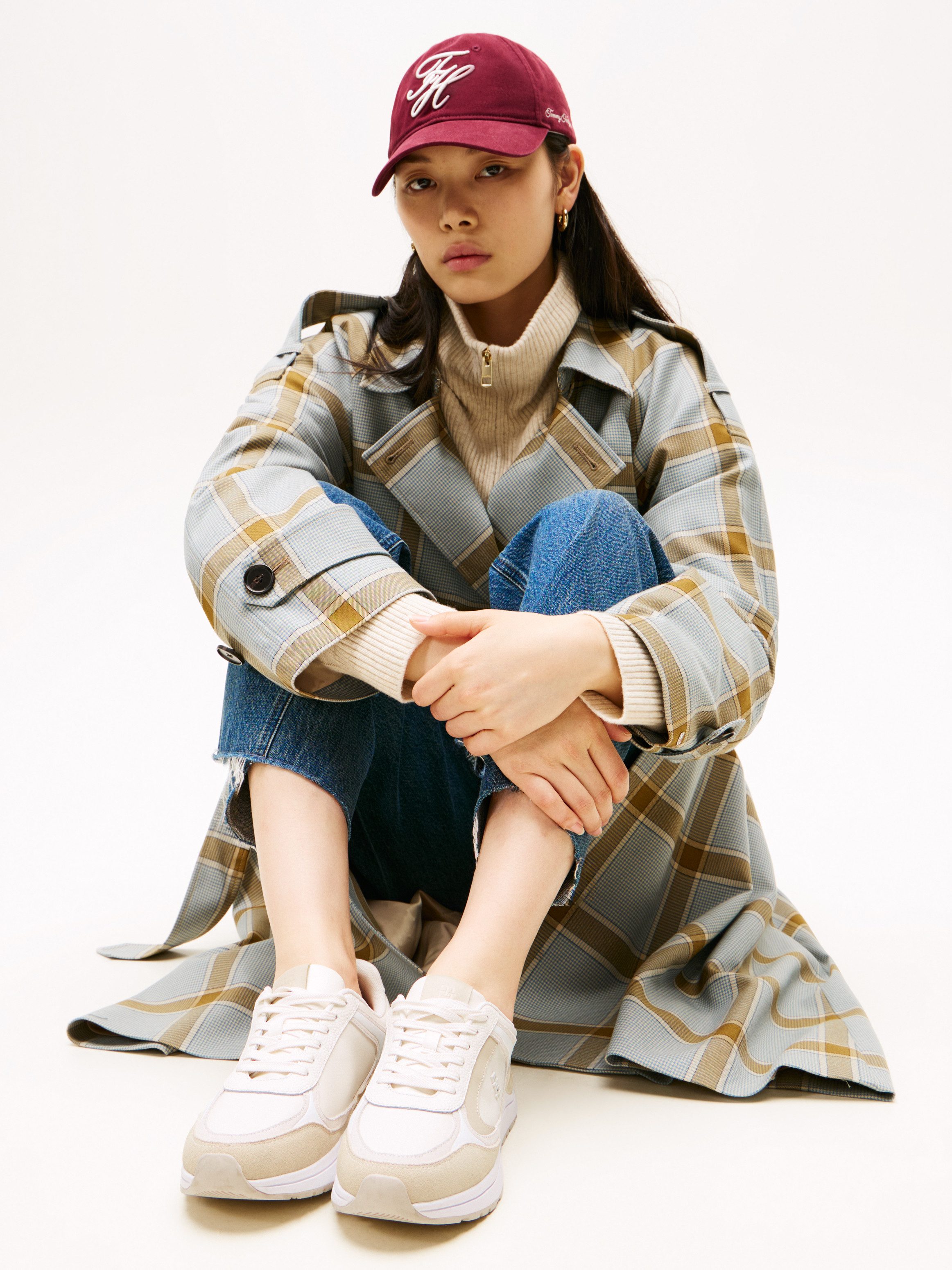 Tommy Hilfiger CASUAL FASHION RUNNER LTR Keilsneaker, Freizeitschuh, Halbsc günstig online kaufen