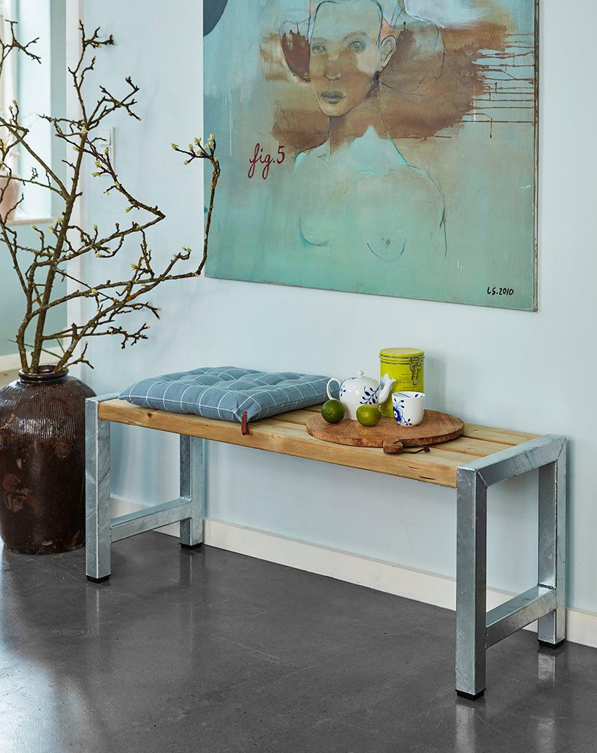 PLUS Sitzbank Cafebank (1-St), 127x38x45 cm