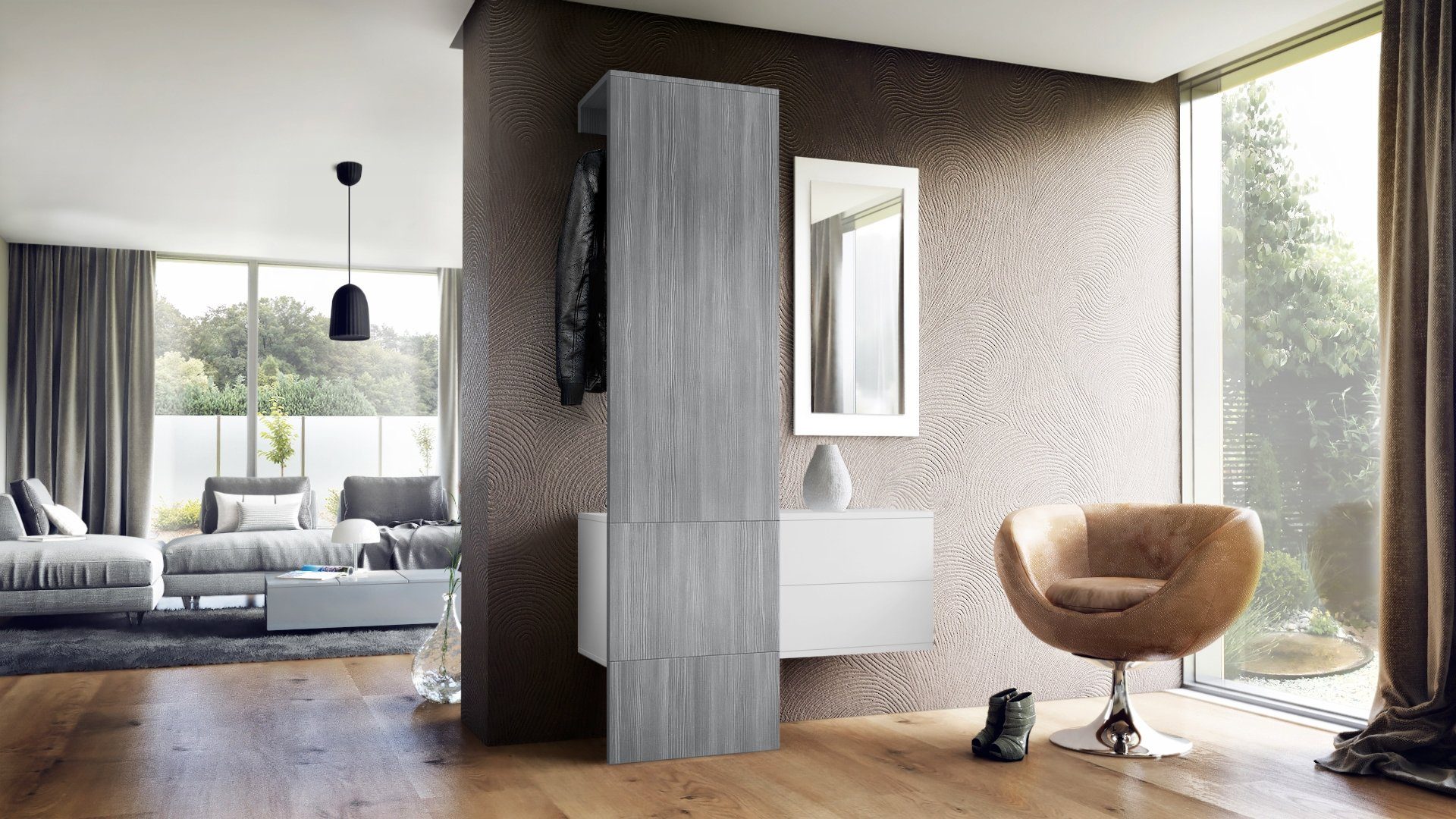 Vladon Garderoben-Set Carlton Set 2, (Wandgarderobe günstig online kaufen
