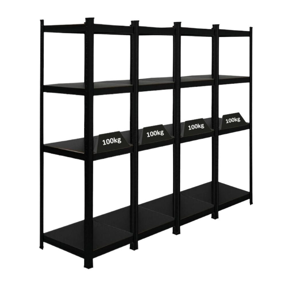 PROREGAL® Schwerlastregal MegaDeal 4x All Black günstig online kaufen