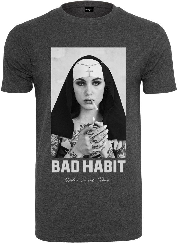 Mister Tee T-Shirt Bad Habit Tee heather Heather Grey