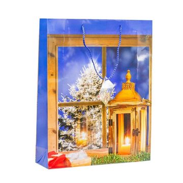 KOVA Geschenkbox Geschenktüte X-mas Weihnachten JUMBO Geschenktasche 1,80€/Stück (6 St)