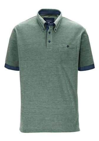 Кофта-поло с Button-Down-Kragen