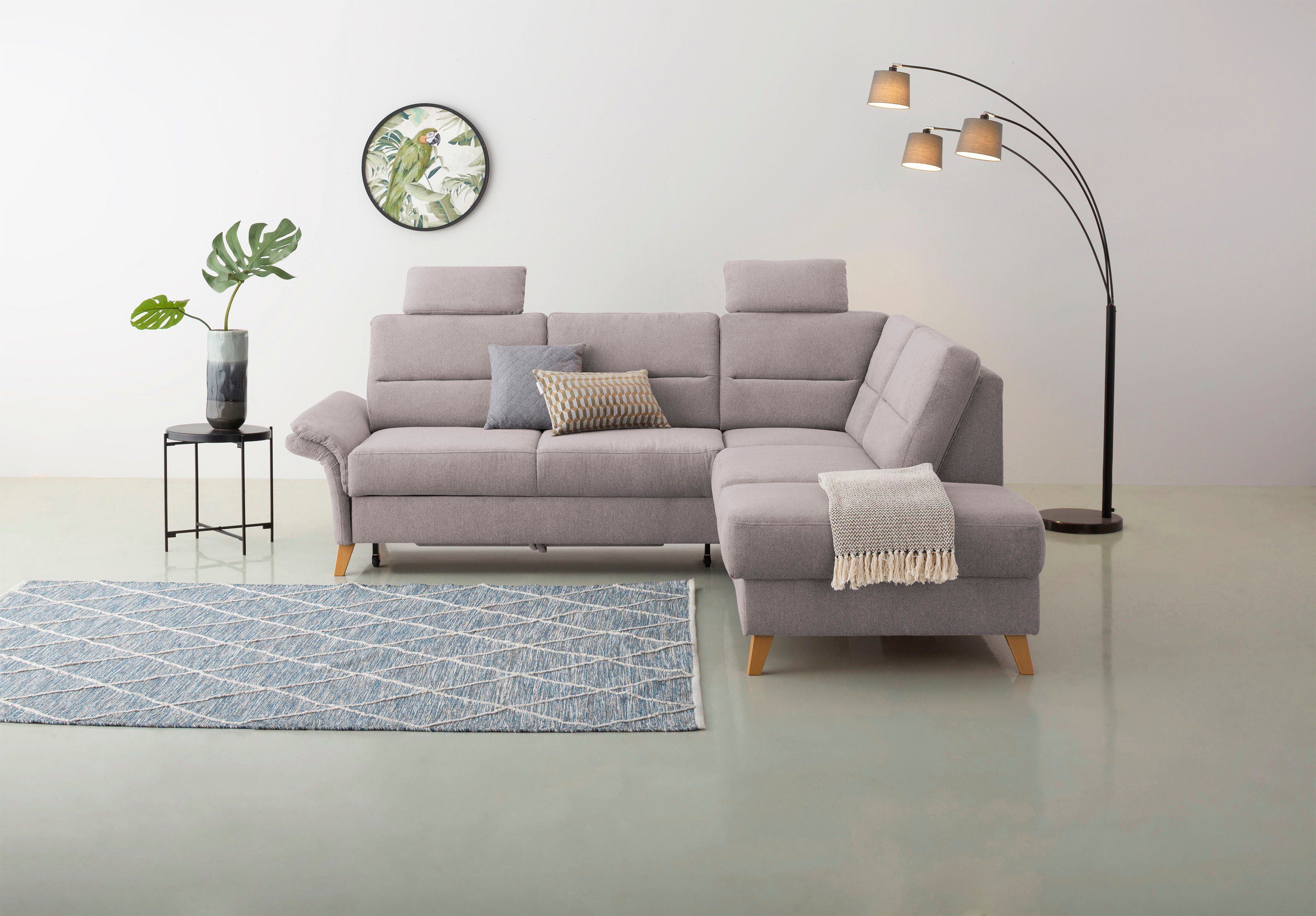 Home affaire Ecksofa Westerland L-Form, Federkern-Polsterung, günstig online kaufen