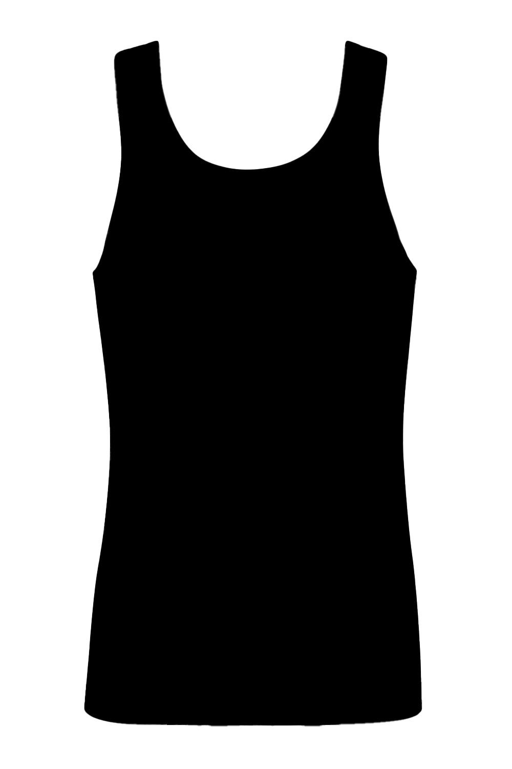 Achselhemd Lisca schwarz 31009 Unterhemd